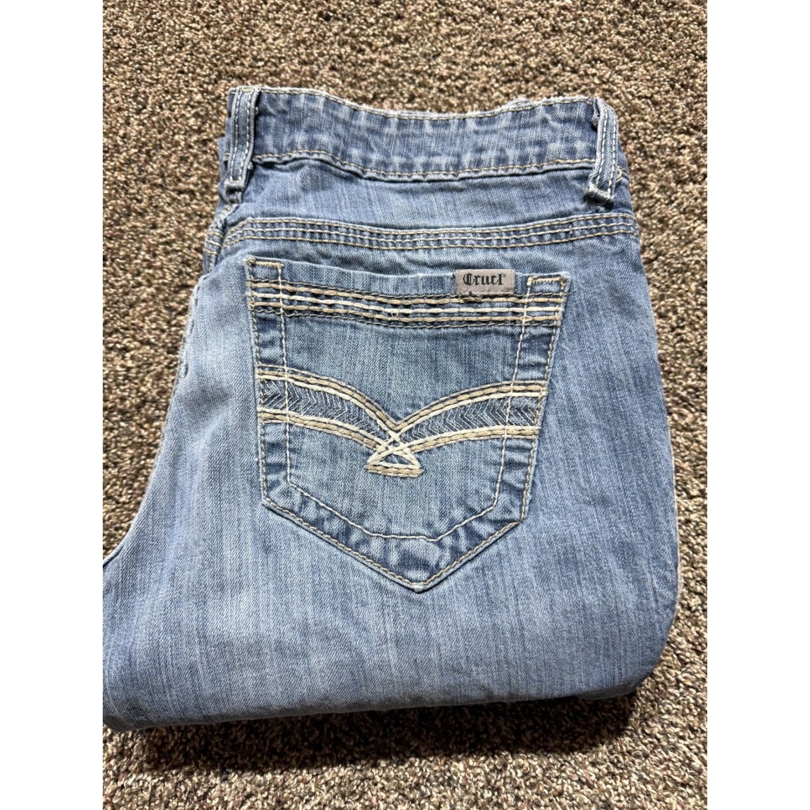 Vintage Cruel Girl Abby Jeans Size 11 34 in Regular 5-Pocket Design Blue Denim Bootcut Women's Jeans Size 24" / US 00 / IT 34 - 2 Thumbnail