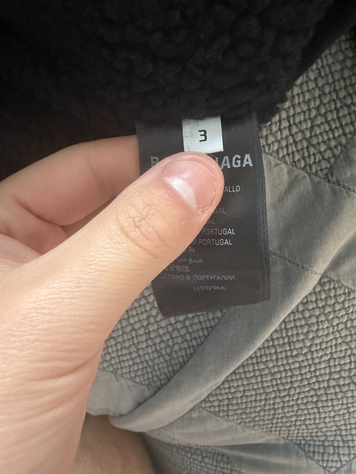 Balenciaga Balenciaga 3B Sherpa Hoodie Size US L / EU 52-54 / 3 - 4 Thumbnail