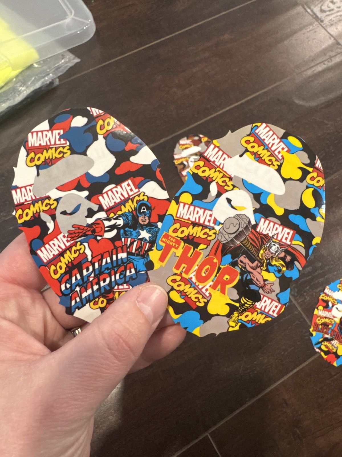 Bape Bape Marvel Comics Stickers - Entire Pack - BRAND NEW! Size ONE SIZE - 3 Thumbnail