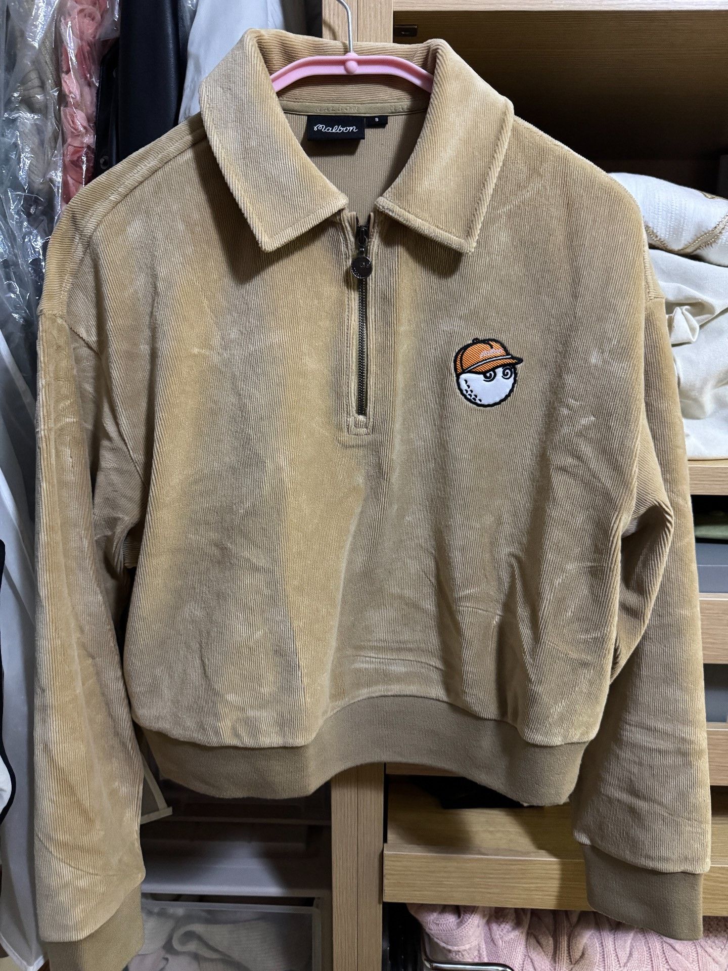 Malbon Malbon Women's Golf Embroidered Fleece Sweatshirt Size S / US 4 / IT 40 - 1 Thumbnail