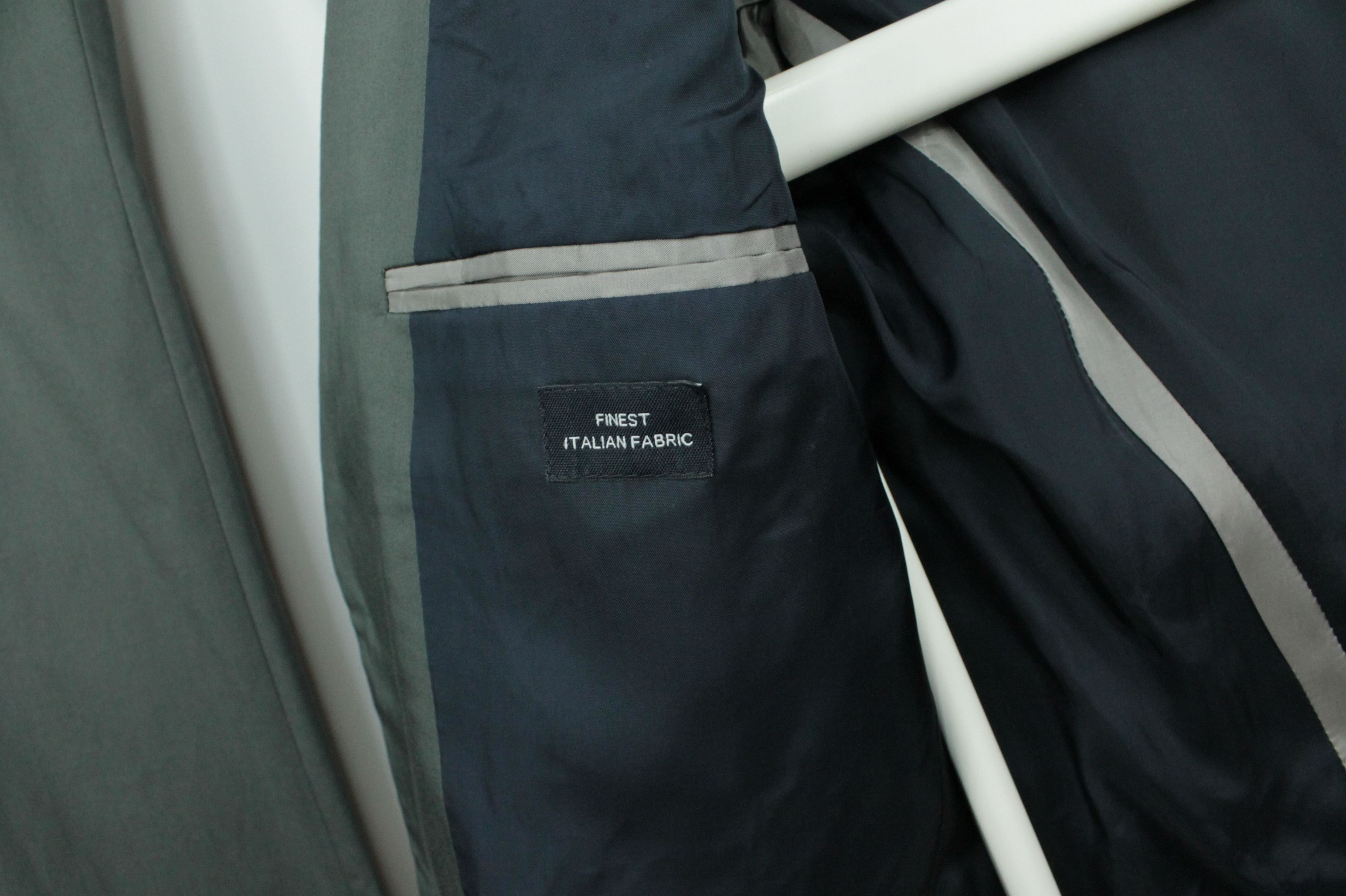Joop! JOOP! Slim-Fit Gray Stretch Cotton Formal Pants Suit Size 34R - 6 Thumbnail