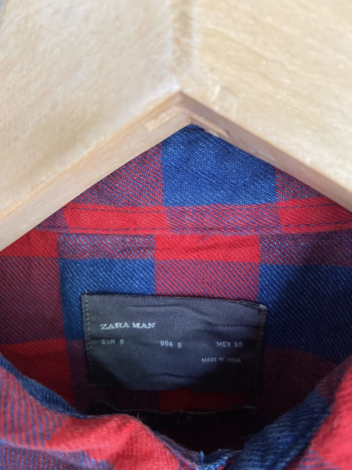 Zara Zara Man Plaid Tartan Flannel Shirt Button Up Size US S / EU 44-46 / 1 - 4 Thumbnail