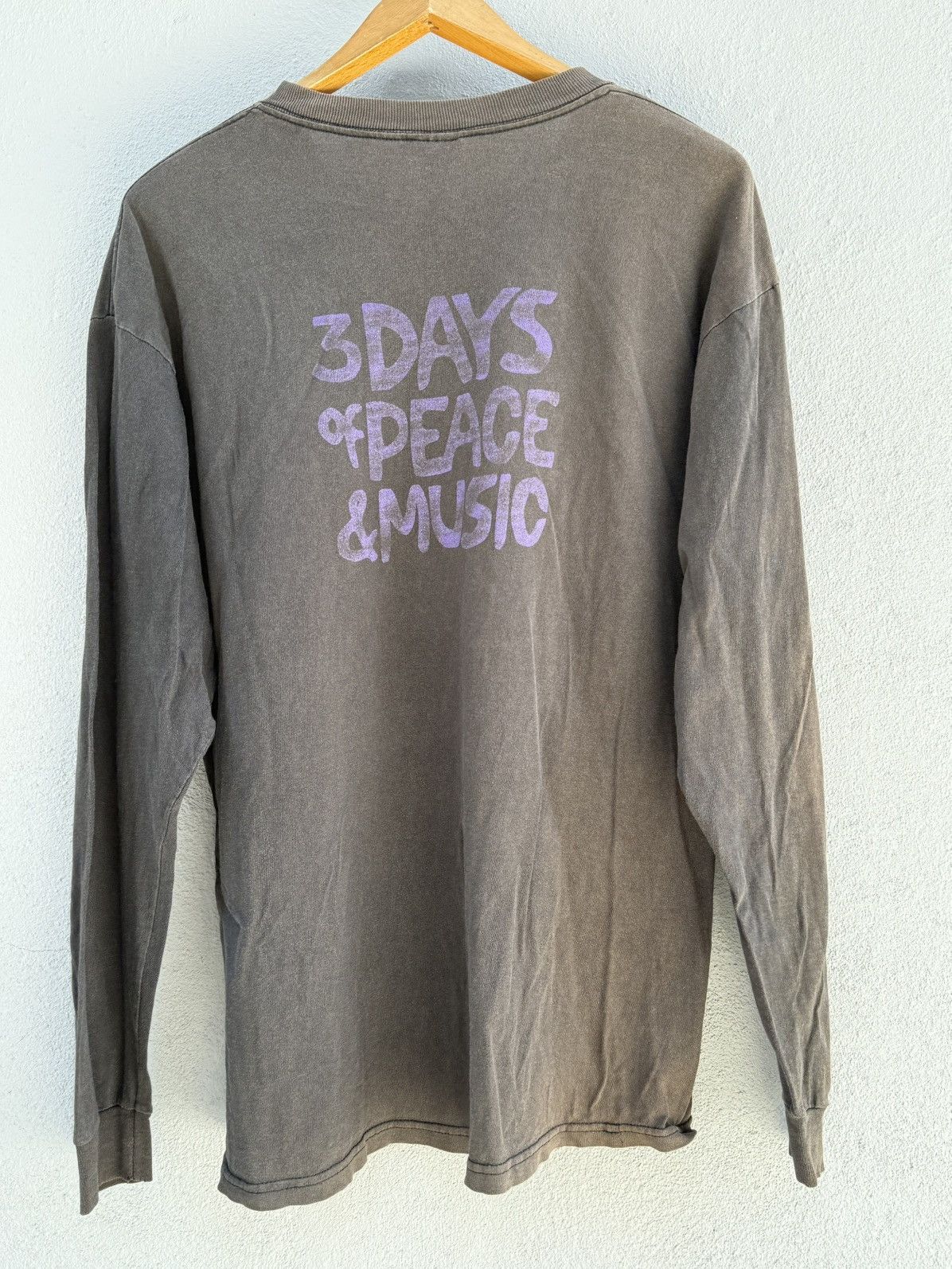 Band Tees Thrashed Vintage 90s Woodstock Festival Sun Faded Grunge Tee Size US L / EU 52-54 / 3 - 2 Thumbnail