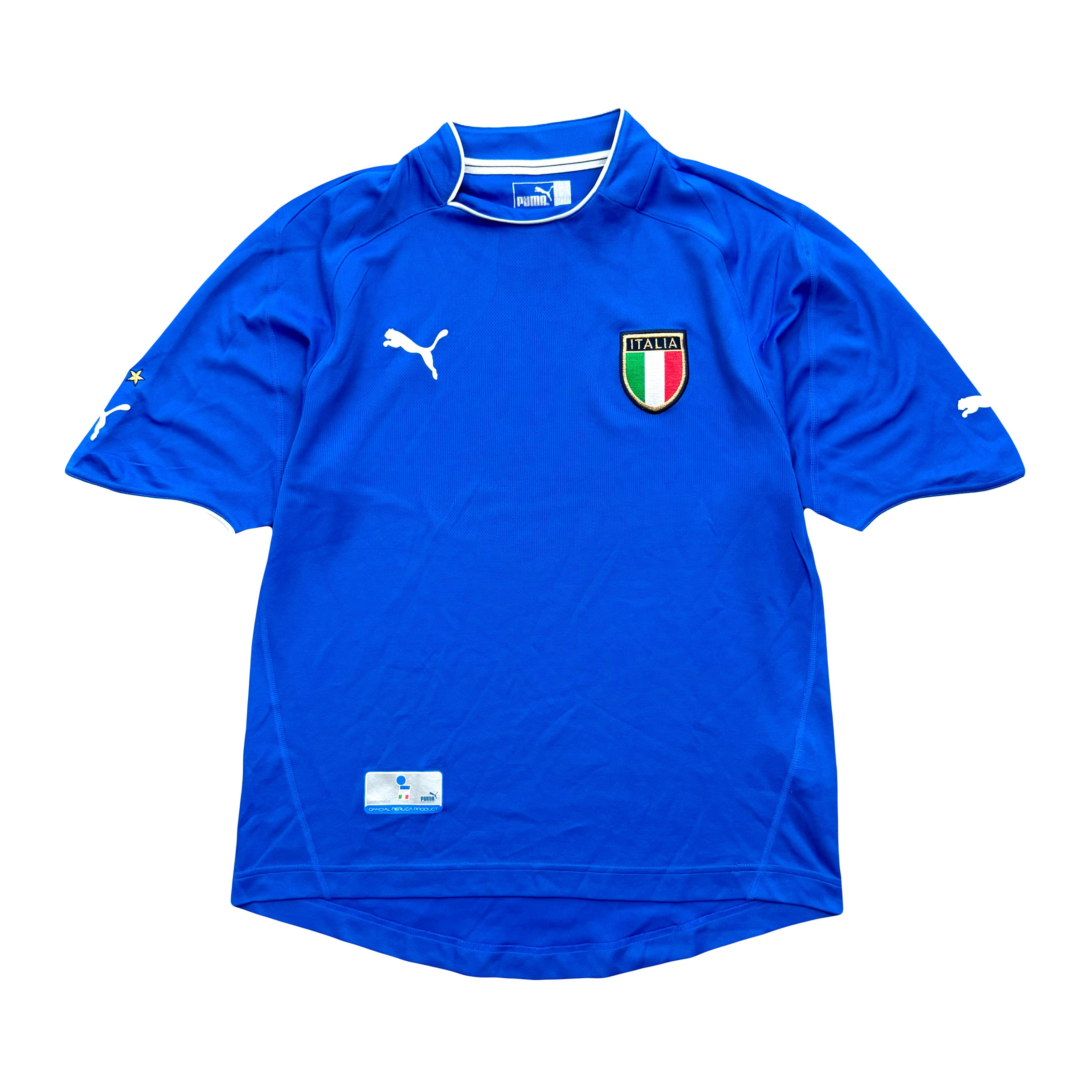 Puma × Vintage VTG 2003 Italy Puma Home Soccer Jersey Euros Italia Size US L / EU 52-54 / 3 - 1 Thumbnail