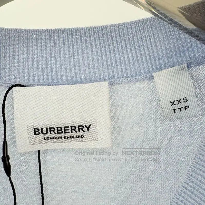Burberry Burberry Light Blue Women’s Knit Sweater. Size XXS / US 00 / IT 34 - 4 Thumbnail