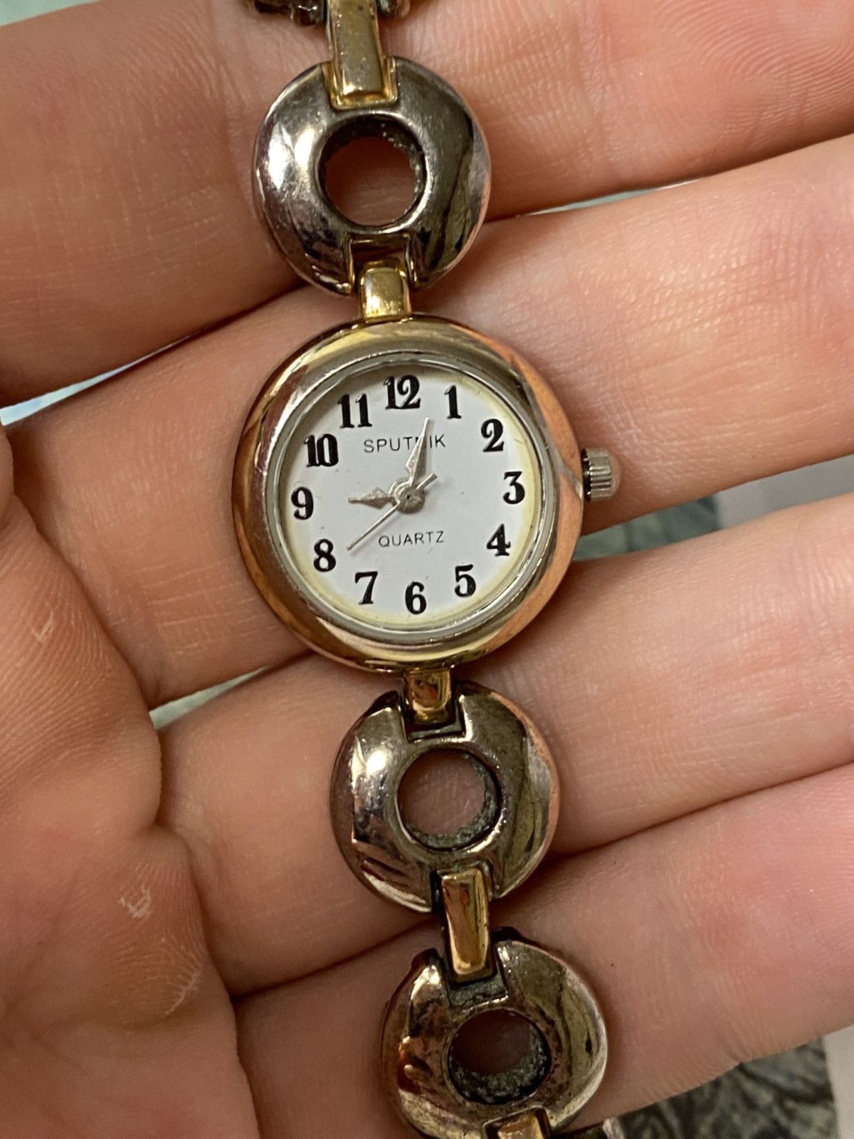 Jewelry VINTAGE SPUTNIK CITIZEN WATCH QUARTZ Rare Bracelet Size ONE SIZE - 5 Thumbnail
