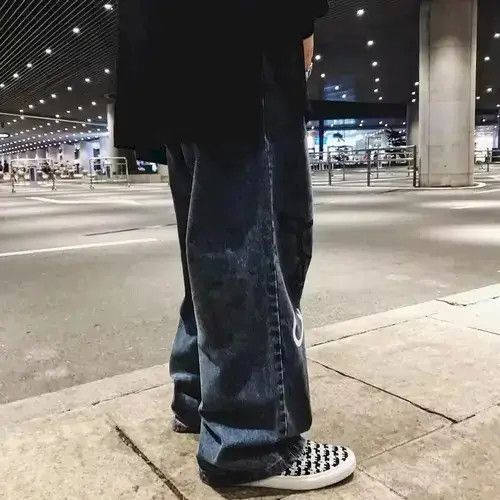 Japanese Brand Vintage Jeans Graffiti Wide Leg Baggy Straight Pants Size US 32 / EU 48 - 3 Thumbnail