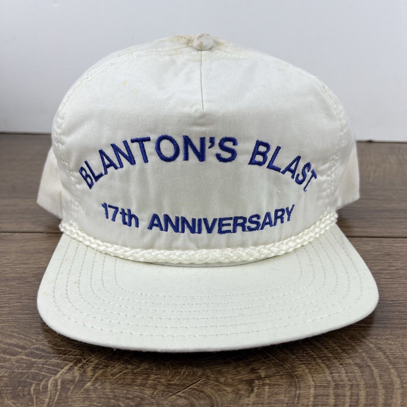Other Blantons Blast Hat 17th Anniversary Hat White Hat Adjustable Size ONE SIZE - 5 Thumbnail