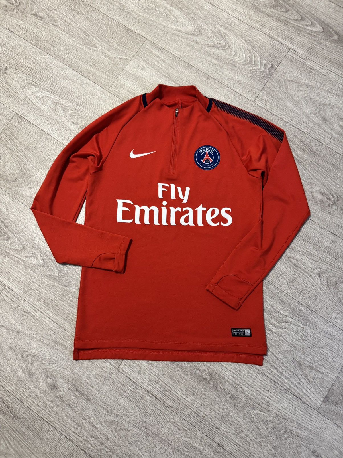 Nike 🔷Nike PSG Paris Saint-Germain Long sleeve Training jersey🔷 Size US S / EU 44-46 / 1 - 1 Thumbnail