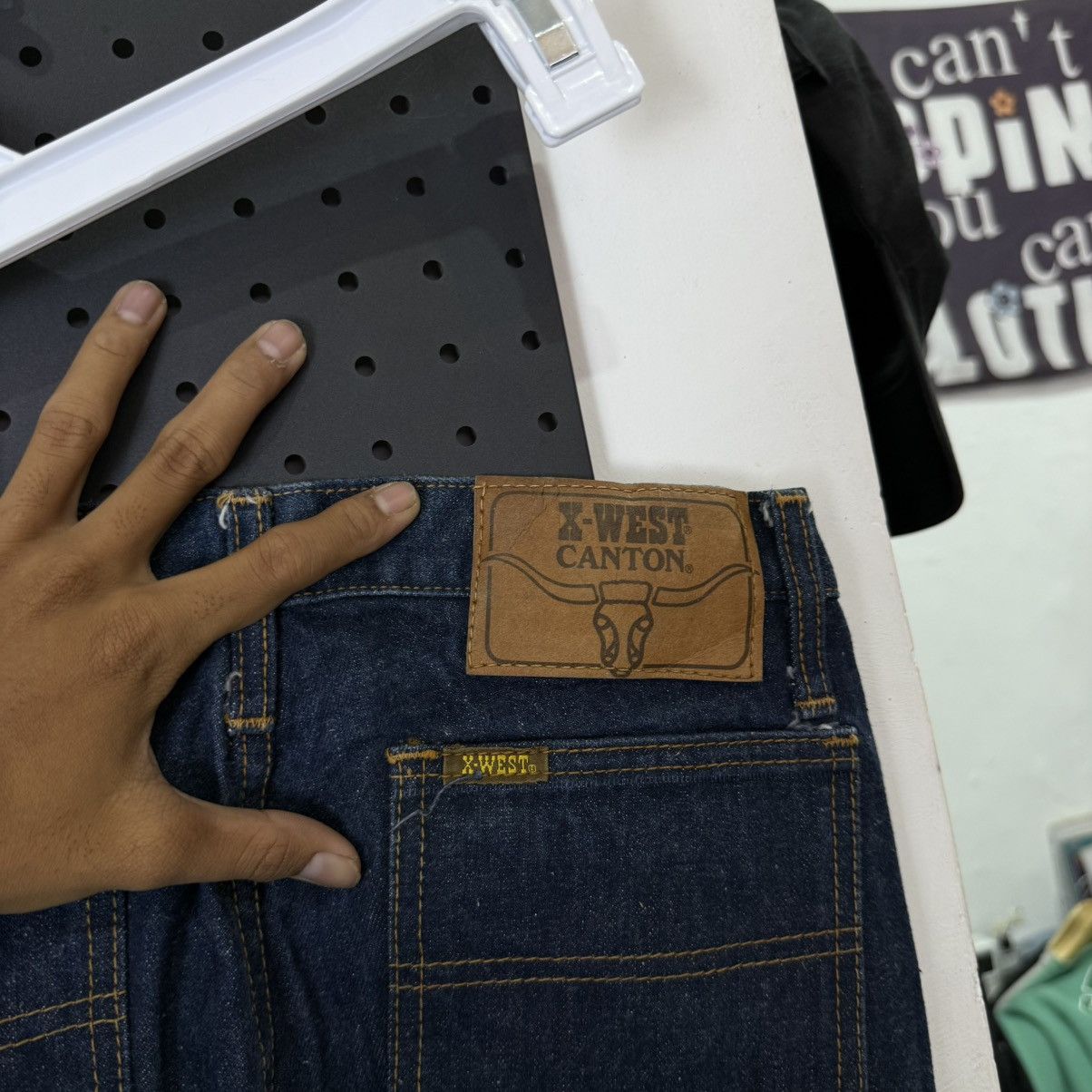 Japanese Brand Vintage x-west canton denim jeans pants Size US 29 - 4 Thumbnail