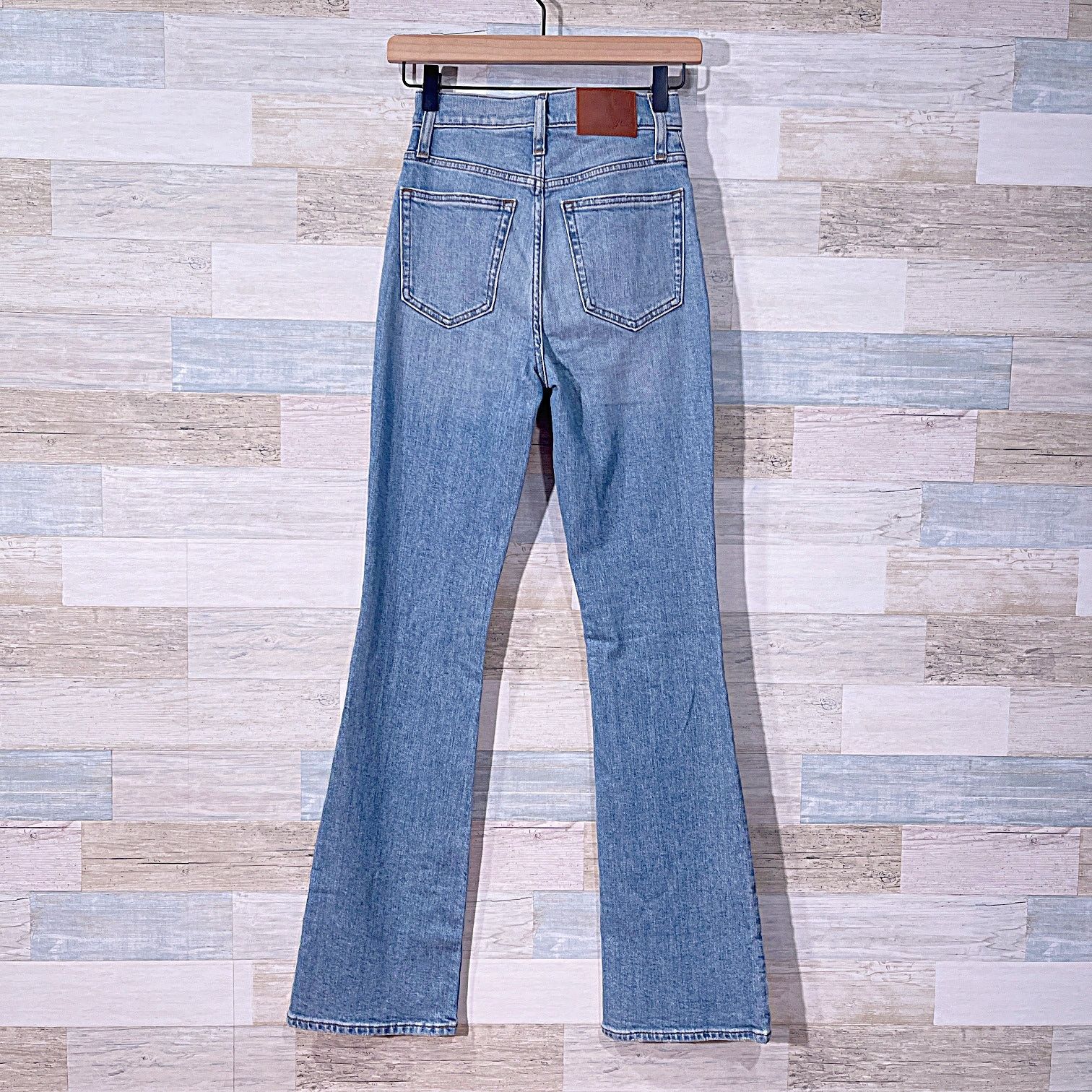 J.Crew J CREW Skinny High Rise Flare Jeans Womens 23 Size 23" - 6 Thumbnail