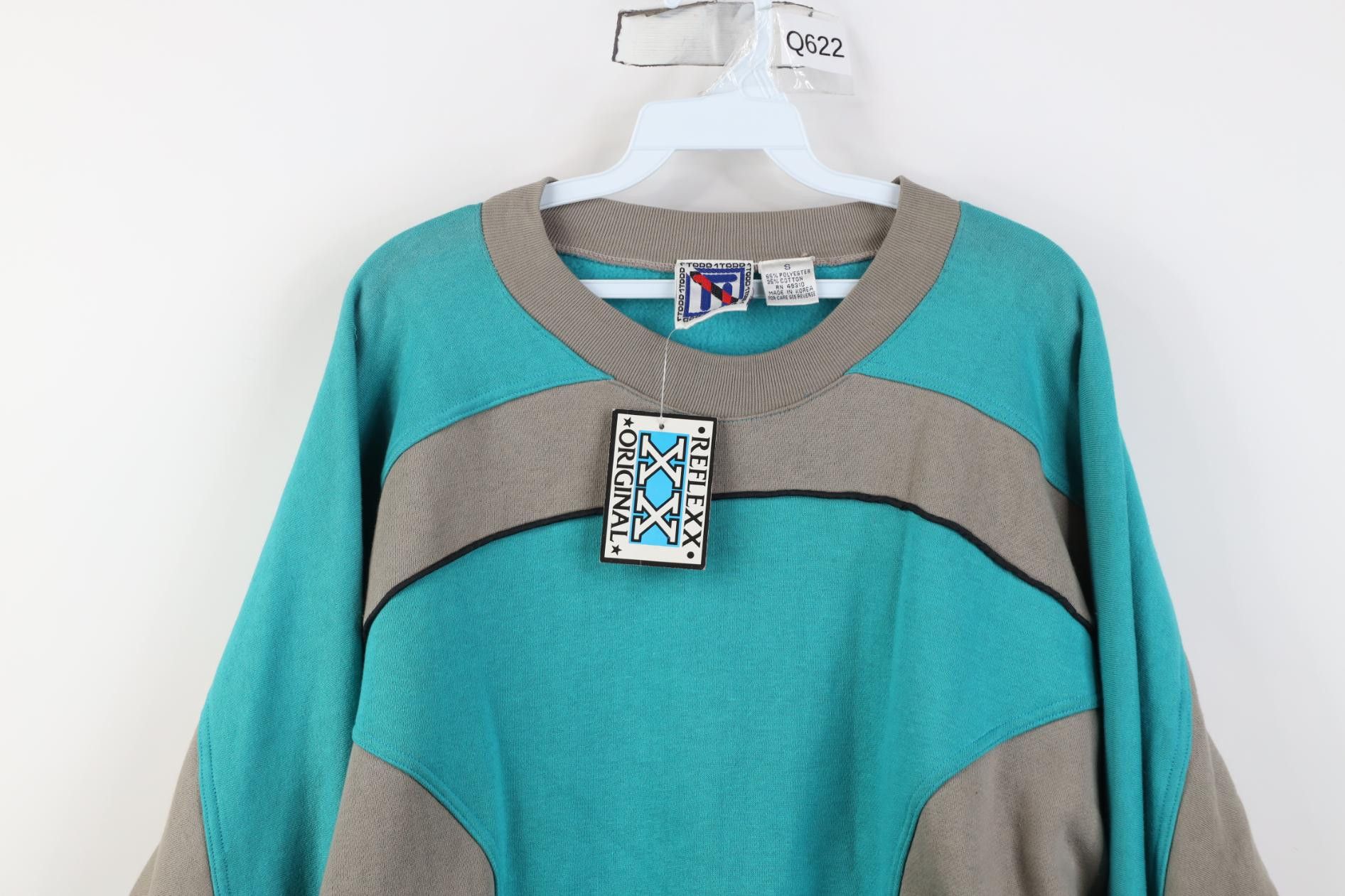 Vintage Deadstock Vintage 90s Streetwear Block Bullseye Sweatshirt Size US S / EU 44-46 / 1 - 2 Thumbnail