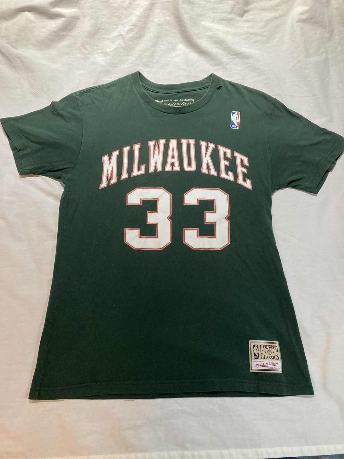 Mitchell & Ness Kareem Abdul Jabbar Milwaukee Bucks Jersey Shirt, Size small Size US S / EU 44-46 / 1 - 2 Thumbnail