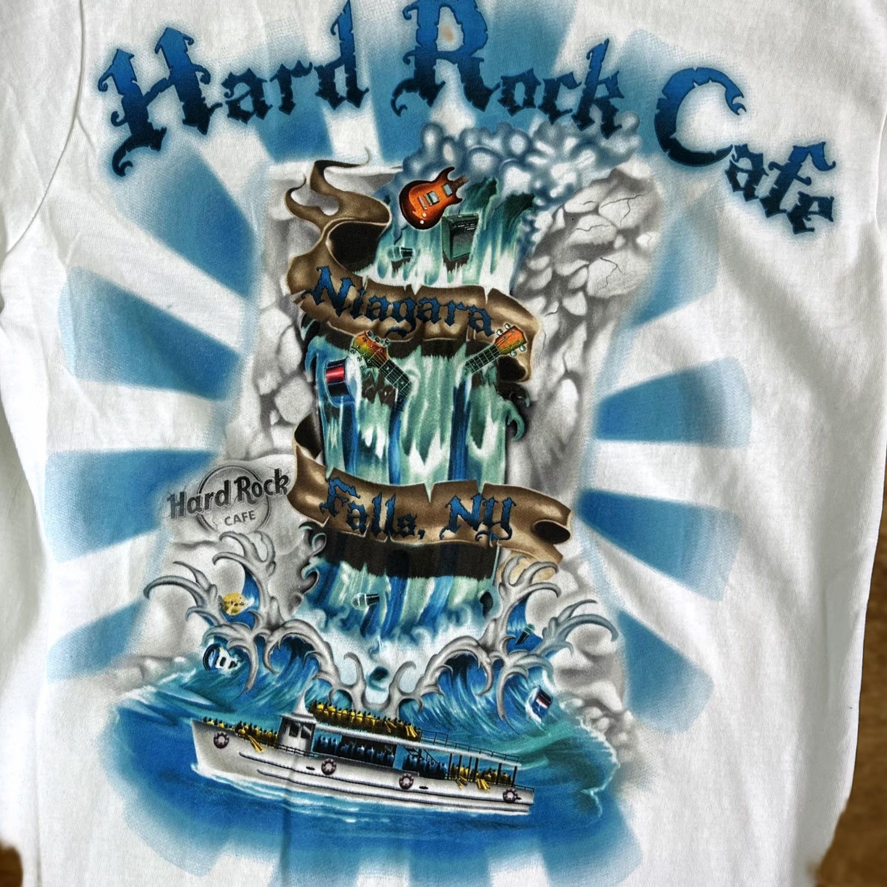 Hard Rock Cafe Hard Rock Cafe Niagara Falls Shirt Mens M White Waterfall Boat Tee T-Shirt Size US M / EU 48-50 / 2 - 1 Thumbnail