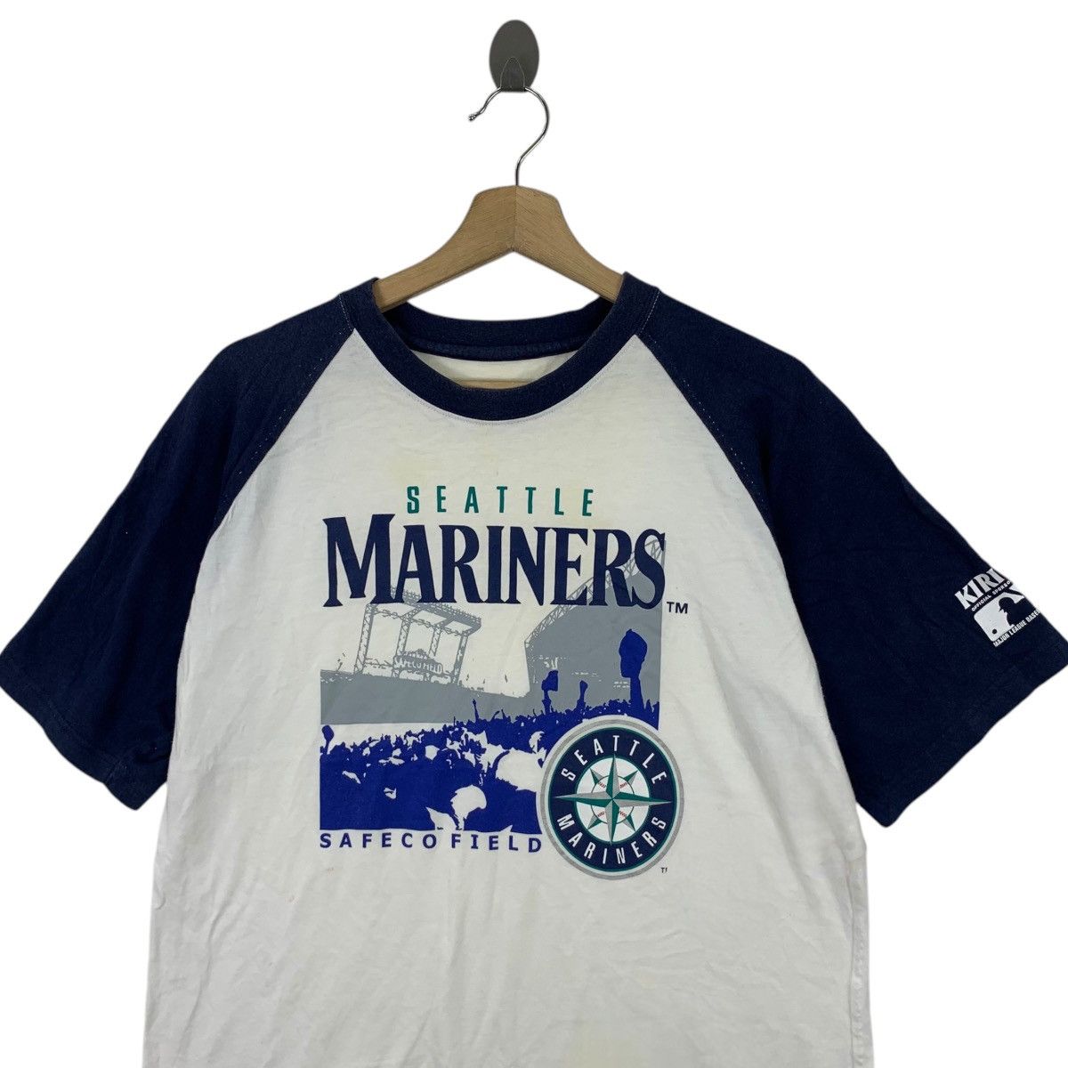 MLB MLB SEATTLE MARINERS Kirin Safeco Field Raglan Tee Shirt Size M / US 6-8 / IT 42-44 - 2 Thumbnail