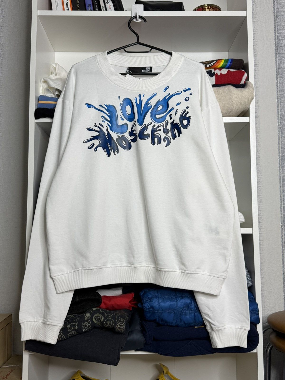 Moschino Love Moschino big logo luxury cotton sweatshirt size 48 Size US M / EU 48-50 / 2 - 5 Thumbnail