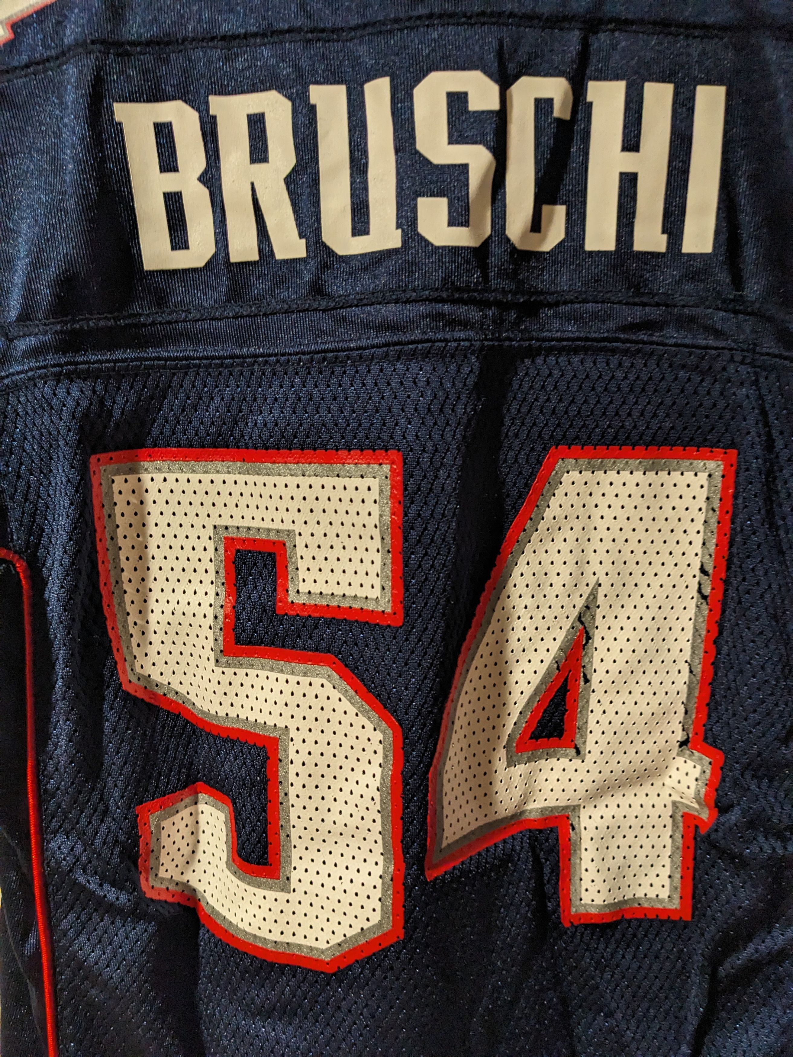NFL × Vintage Vintage Y2K New England Patriots Bruschi Kids Medium Jersey Size US M / EU 48-50 / 2 - 2 Thumbnail