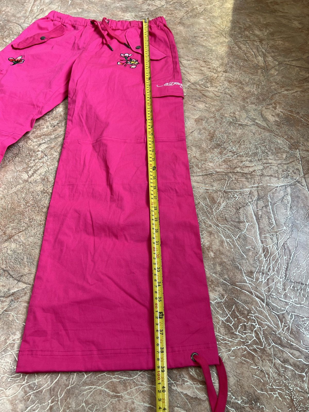 Other Vintage Ed Hardy Skull blossom magenta opium pink pants Size 30" / US 8 / IT 44 - 14 Thumbnail
