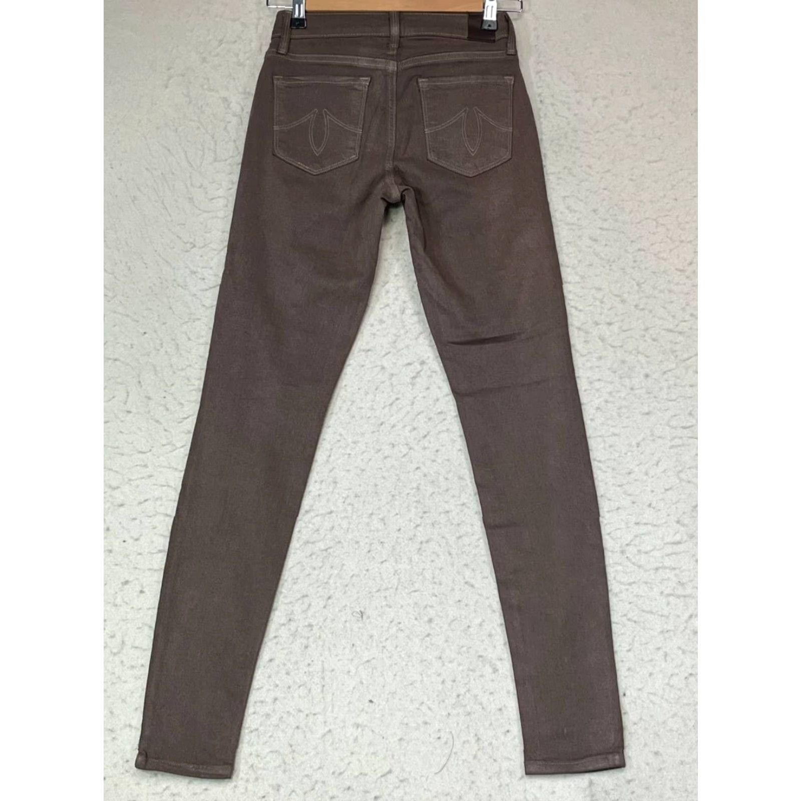 Vintage NWT Level 99 Janice Ultra Skinny Pants Brown Size 24 Size 42" / US 20 - 2 Thumbnail