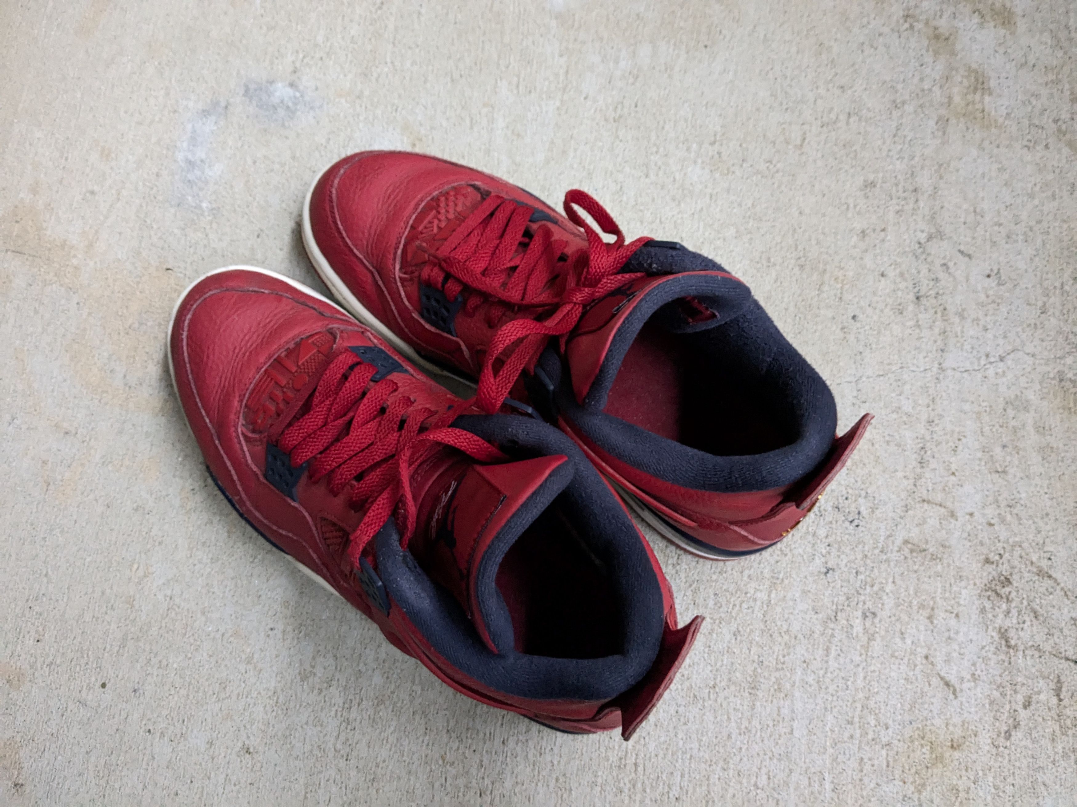 Jordan Brand Nike Air Jordan IV 4 Retro FIBA Size 6 Red 408452-617 Size US 11 / EU 44 - 15 Thumbnail