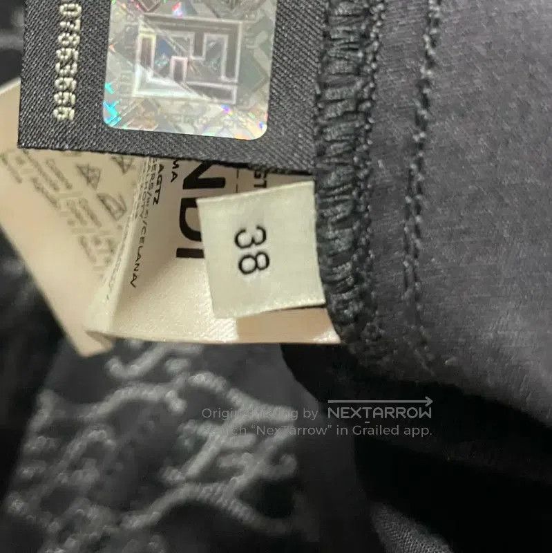 Fendi Fendi Black Cotton Casual Trousers Size S . Size 23" - 7 Thumbnail