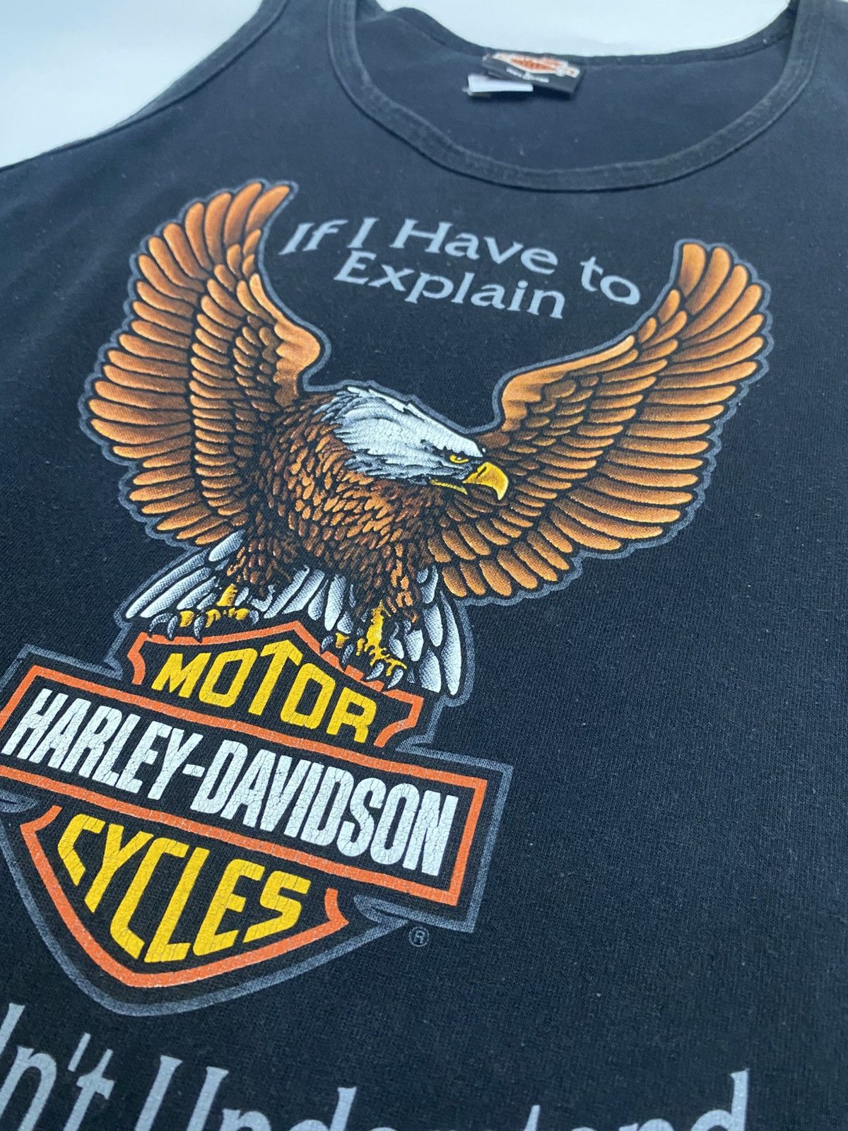 Harley Davidson Vintage singlet t-shirt harley davidson Size US L / EU 52-54 / 3 - 3 Thumbnail