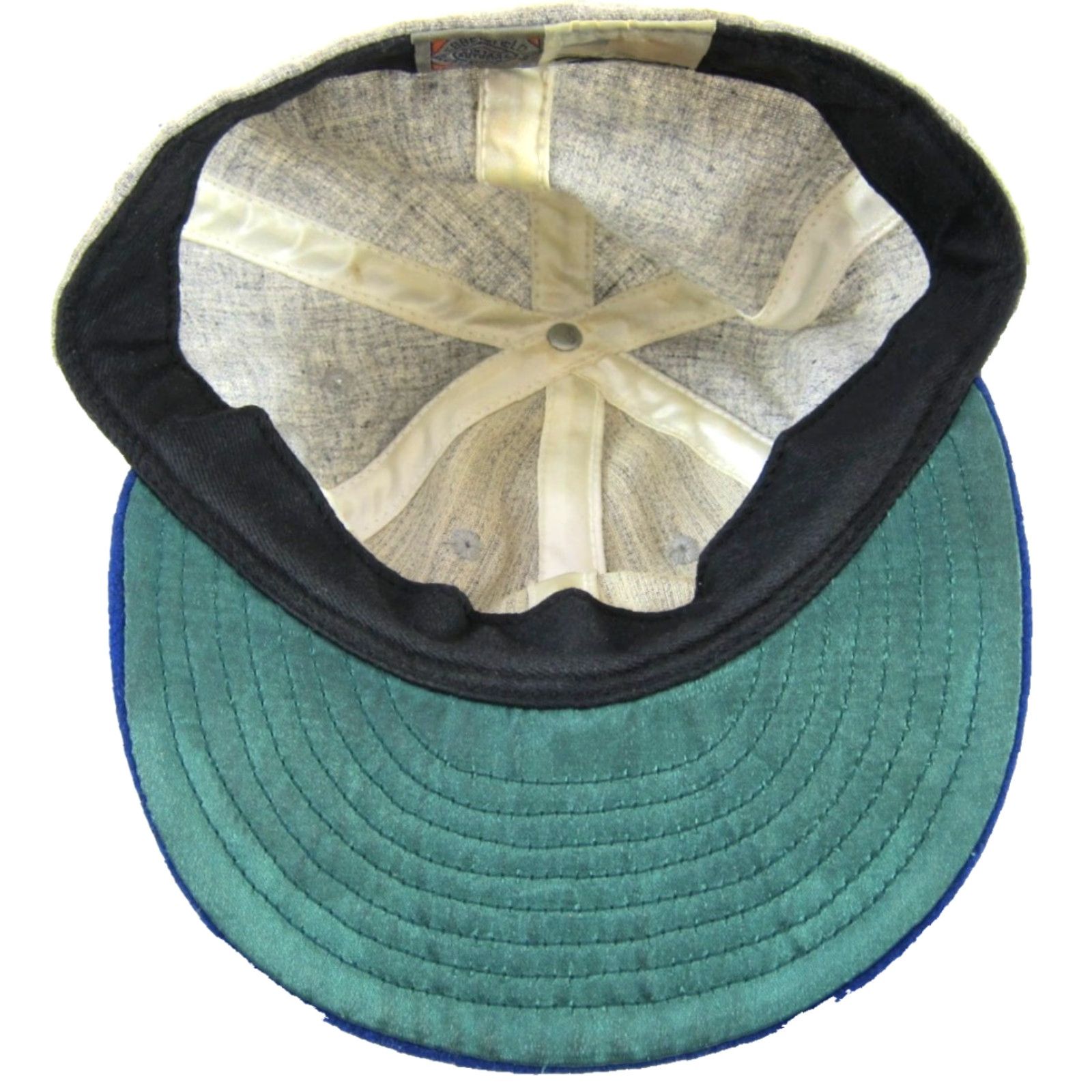 Ebbets Field Flannels VTG Ebbets Field Flannels Grey Blue Wool Havana Cubans Baseball Cap Hat 7 1/4 Size ONE SIZE - 8 Thumbnail