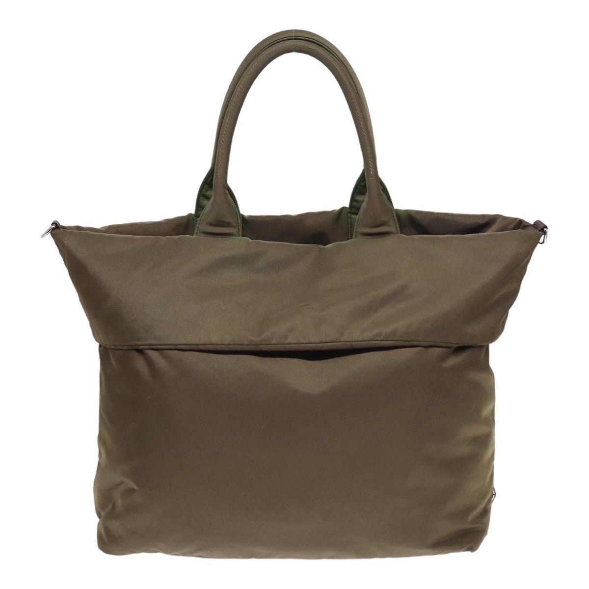 Prada PRADA Tote Bag Nylon Khaki Size ONE SIZE - 3 Thumbnail