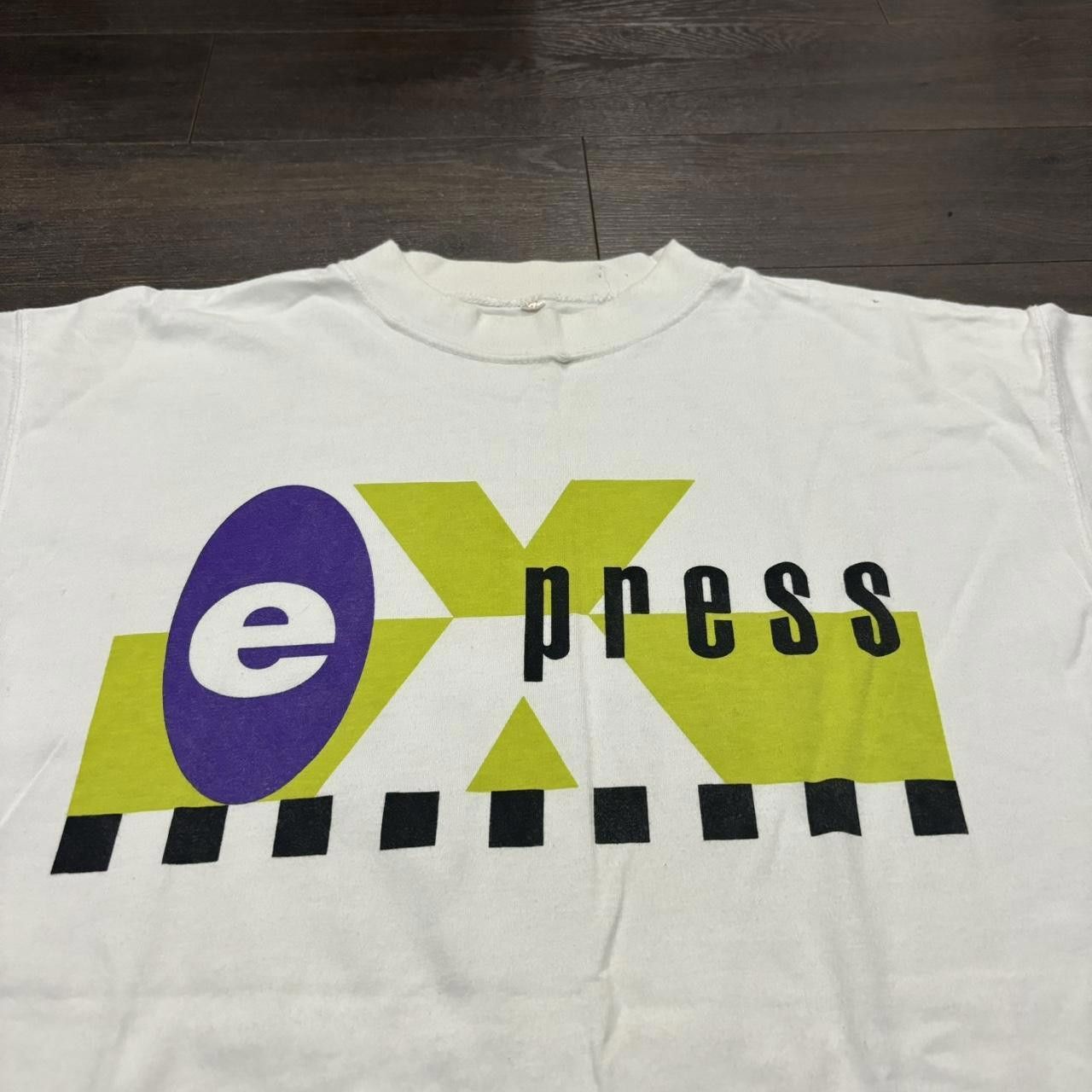 Designer Vintage Express Yourself T Shirt 90s Large Size US L / EU 52-54 / 3 - 1 Thumbnail