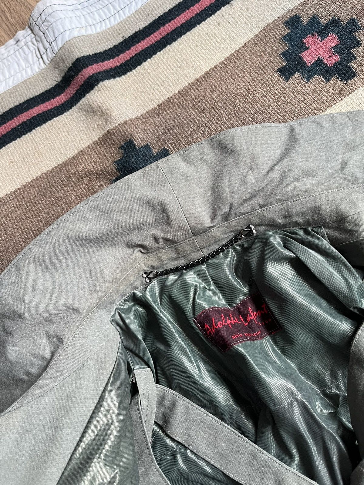 Other Adolphe Lafont 50s Olive Scotchgard France Hunting Jacket Size US L / EU 52-54 / 3 - 12 Thumbnail
