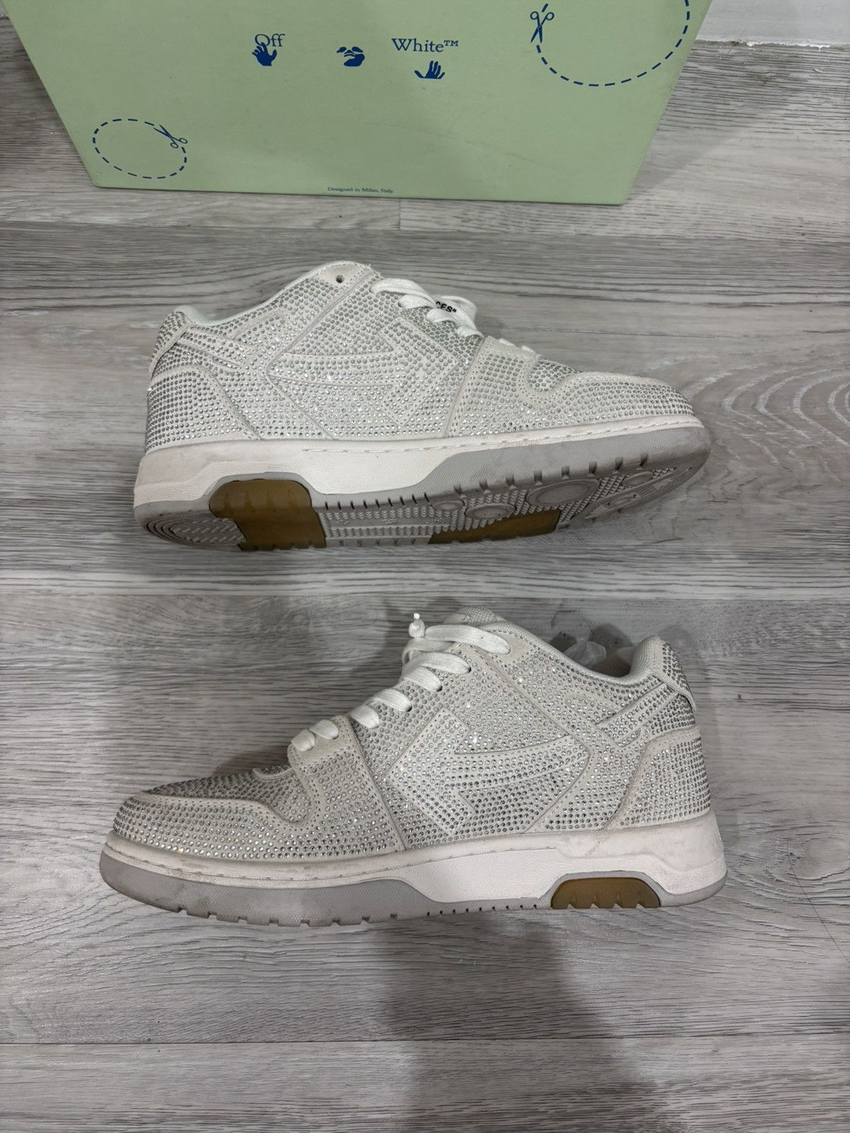 Off-White Off-white out of office strass sneakers Size US 10 / IT 40 - 2 Thumbnail