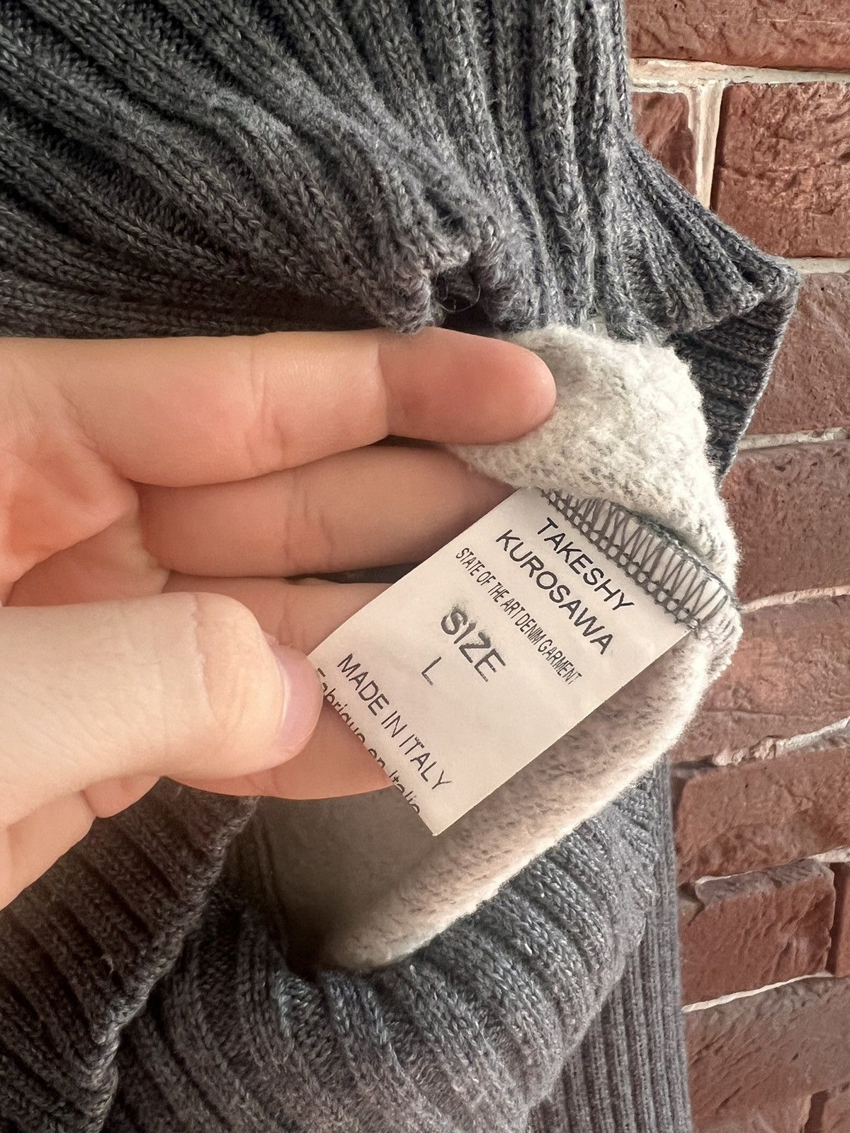 Takeshy Kurosawa × Vintage TAKESHY KUROSAWA Black Wool Sweater Pullover Jumper Japan Size US M / EU 48-50 / 2 - 8 Thumbnail