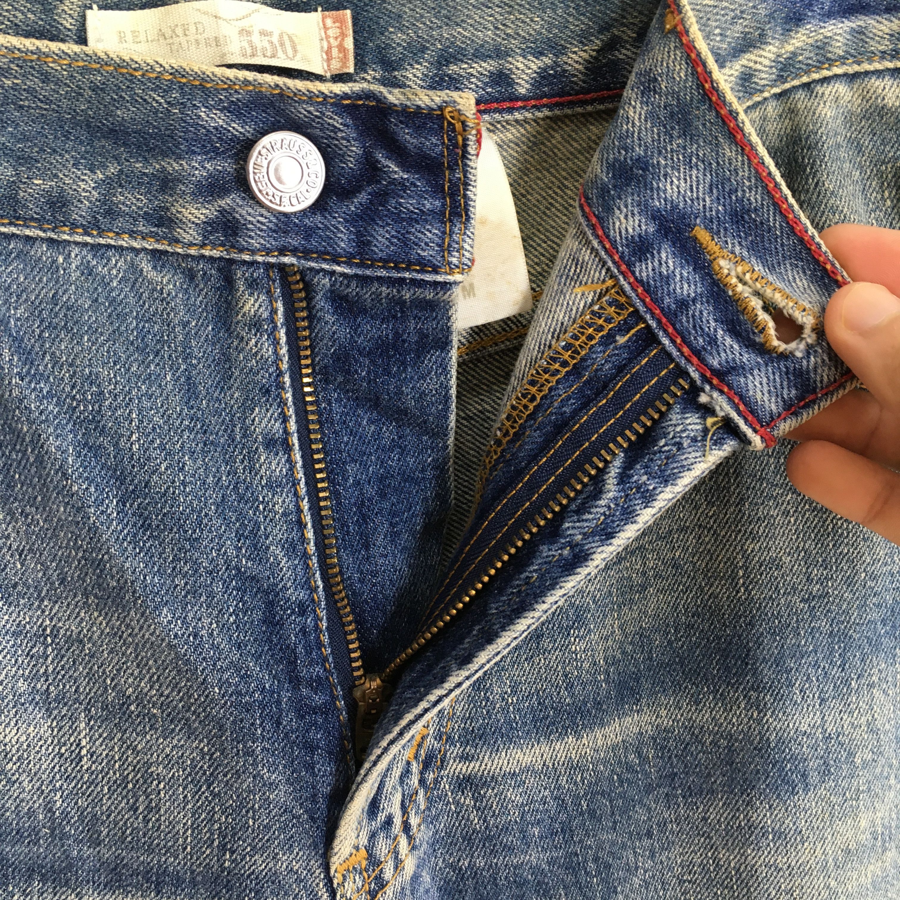 Levi's Size 30x32 Vintage Levi's 550 Relaxed Fit Jeans Size US 30 / EU 46 - 10 Thumbnail