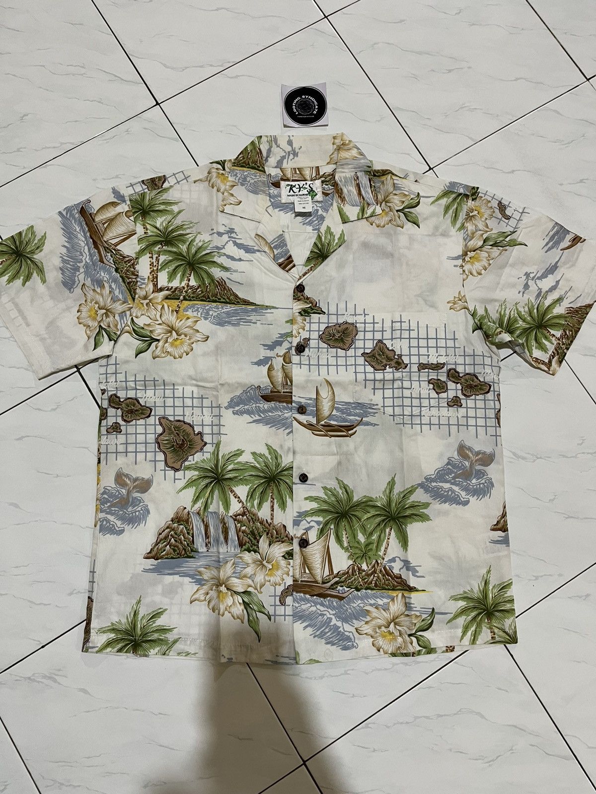Japanese Brand 🔥 Vintage Hawaiian Open Collar Shirt Size US M / EU 48-50 / 2 - 2 Thumbnail
