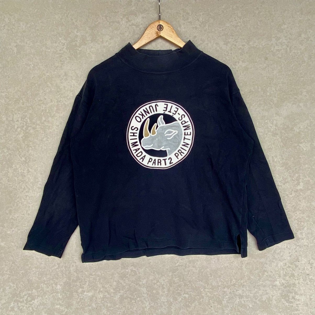 Other Vintage Junko Shimada Rhinoceros Logo Big Printed Crewneck Size US M / EU 48-50 / 2 - 1 Thumbnail