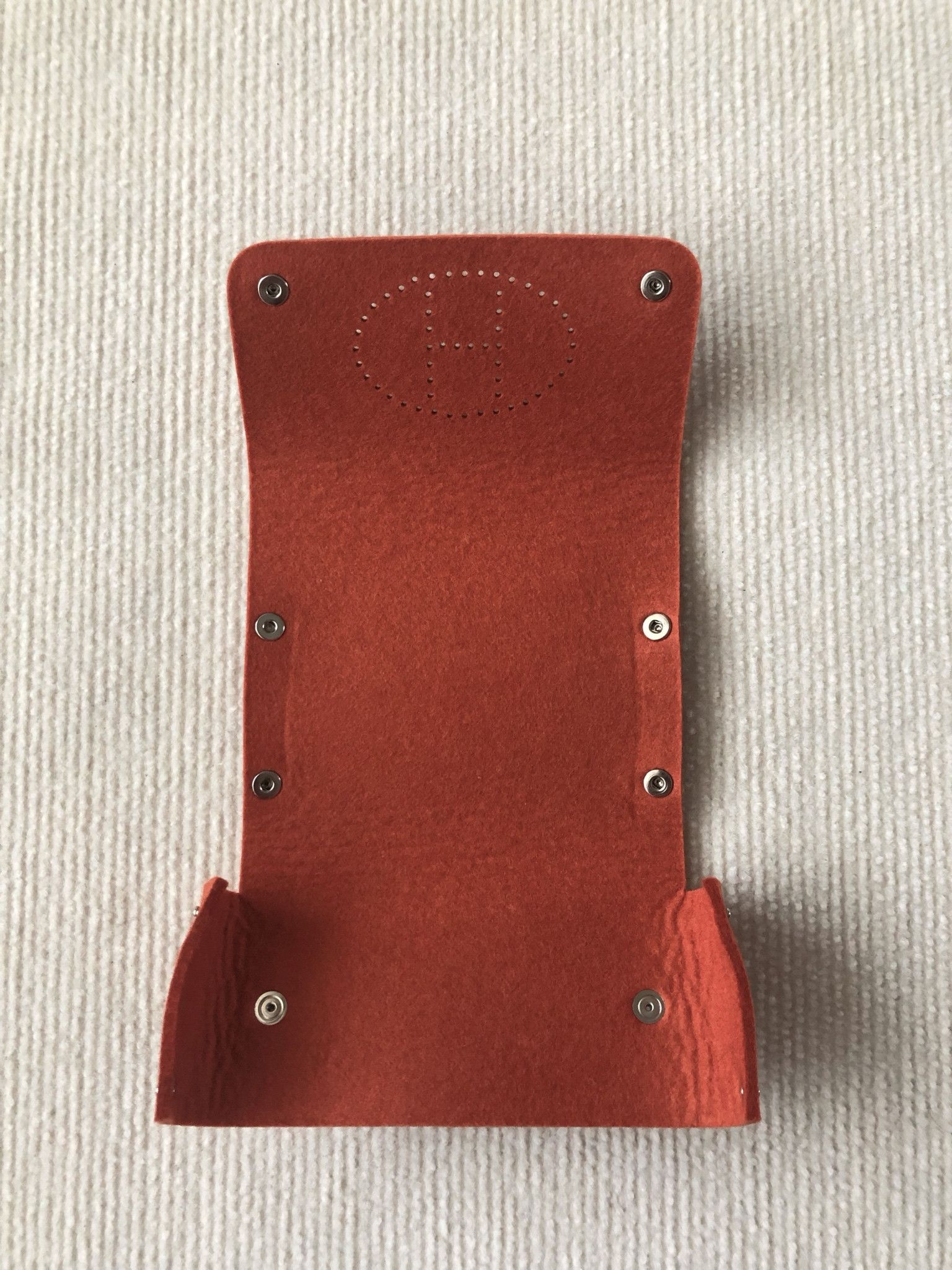 Hermes Hermes Evelyne Etui Cartes Wool Holder Pouch Case Wallet Size ONE SIZE - 4 Thumbnail