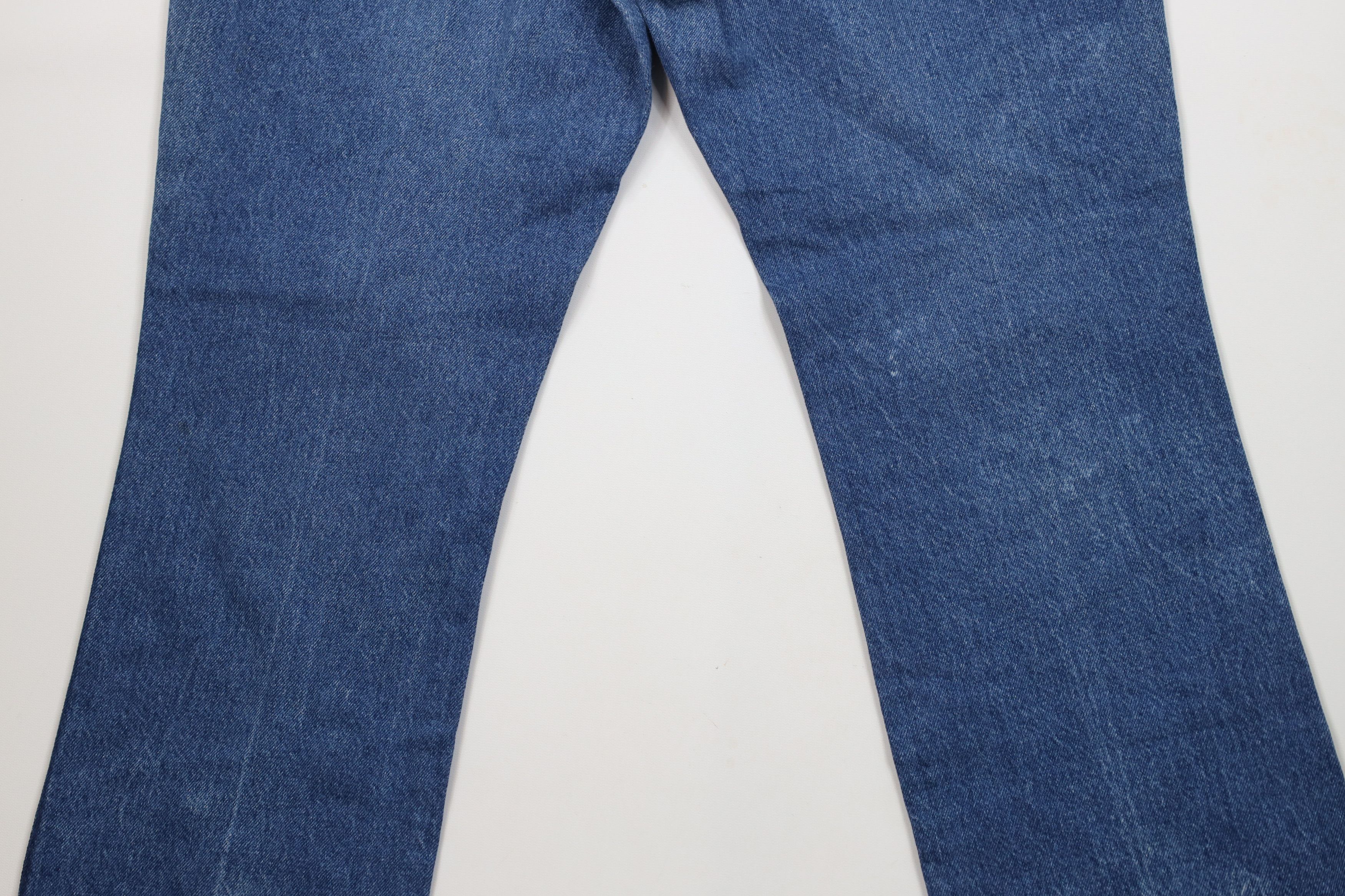 Vintage Vintage 90s Streetwear Flared Wide Leg Denim Jeans Blue USA Size US 36 / EU 52 - 14 Thumbnail