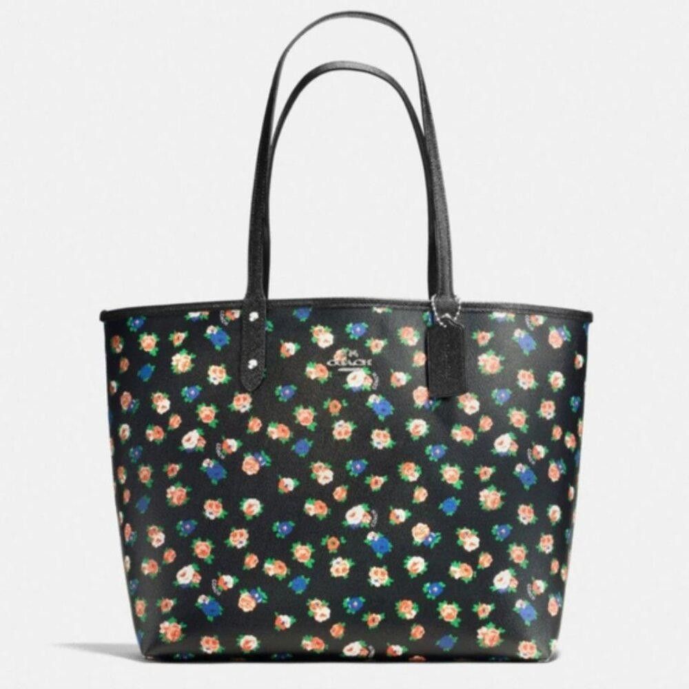Coach Coach Reversible City Tote in Tea Rose Floral - NWT (New) Size ONE SIZE - 4 Thumbnail