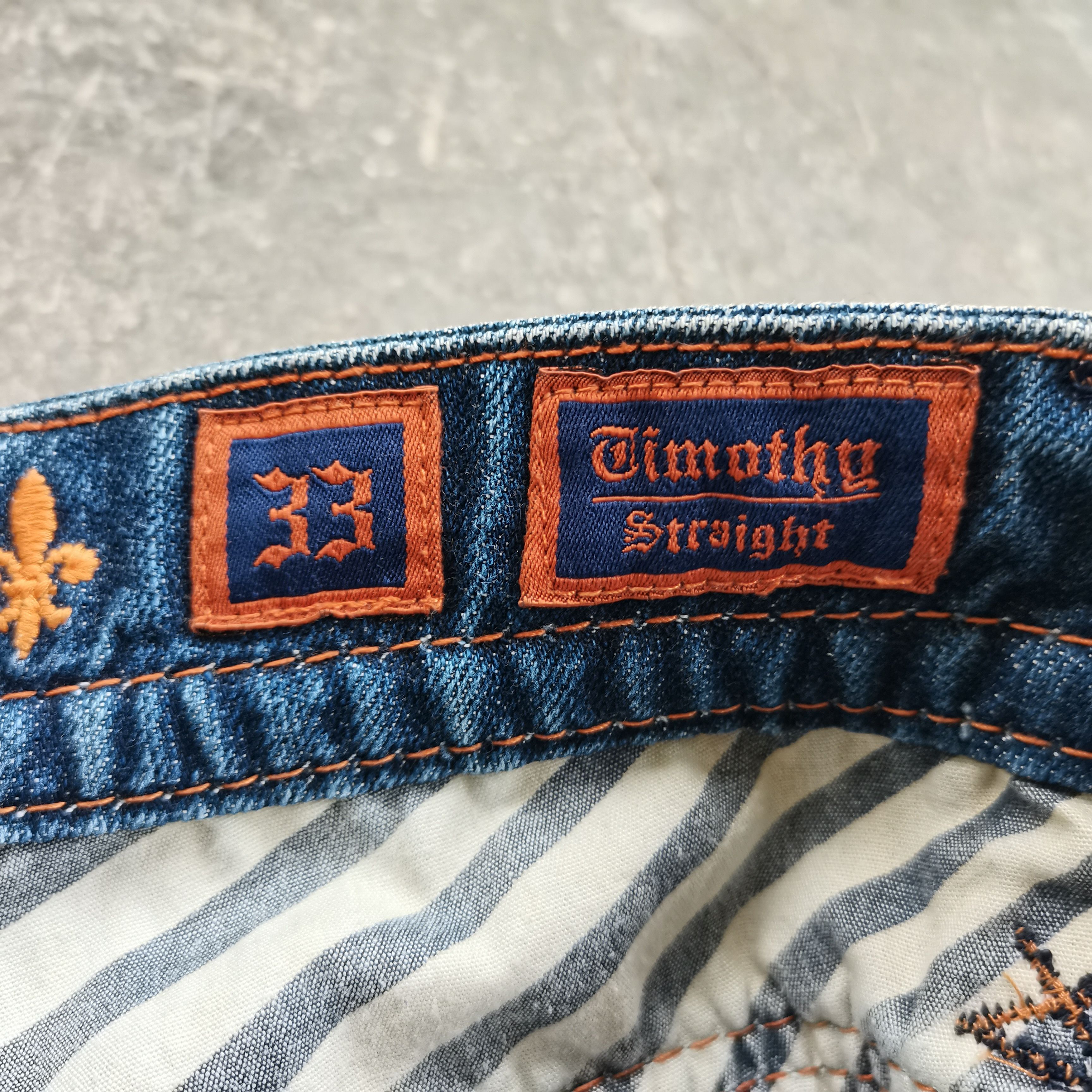 Rock Revival Vintage ROCK REVIVAL Timothy Straight Cyberpunk Skater Jeans Size US 33 - 13 Thumbnail