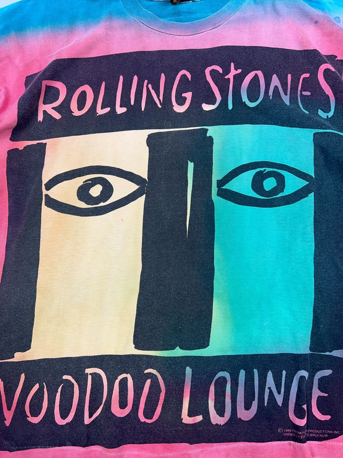 Brockum Rolling Stones Voodoo Lounge 1994 Single Stitch Vintage Tee Size US XXL / EU 58 / 5 - 6 Thumbnail