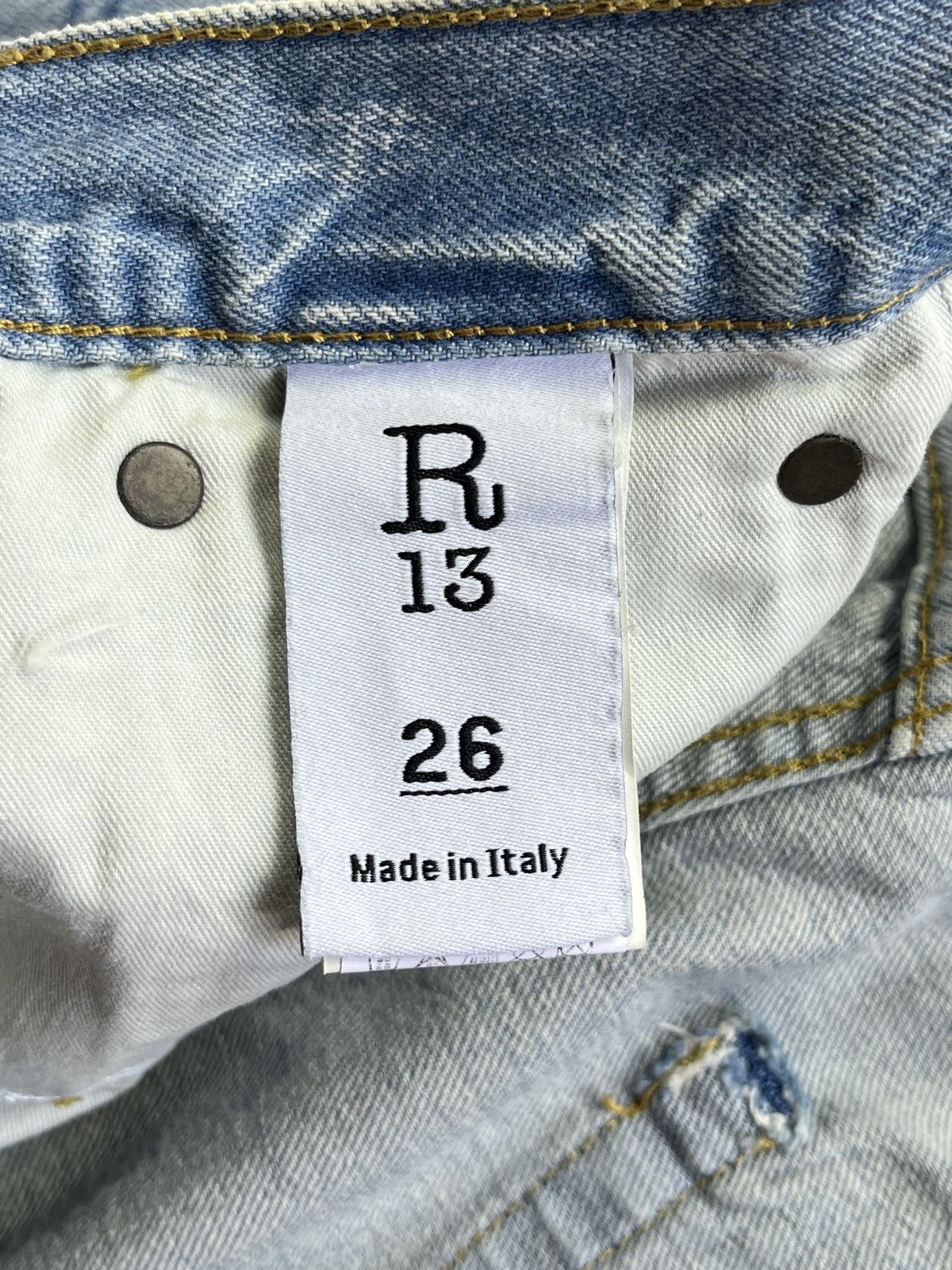 R13 R13 DAMON PLEATED SHORT Size 26" / US 2 / IT 38 - 10 Thumbnail