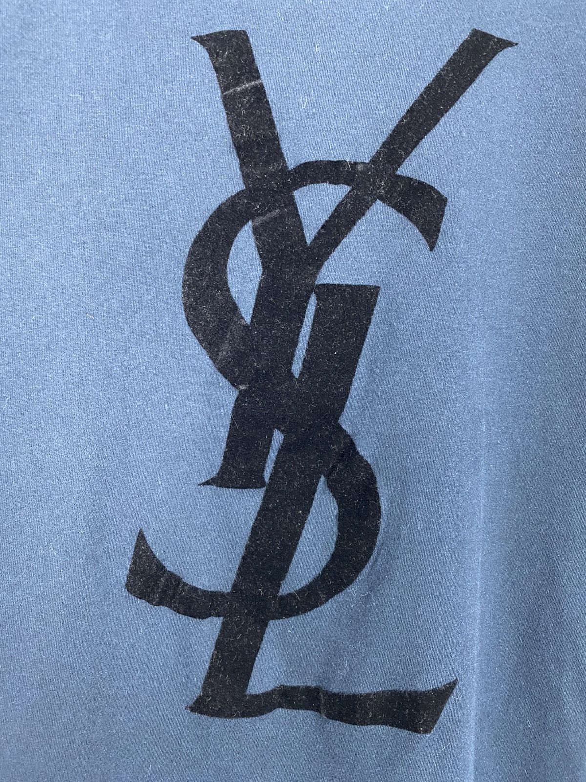Yves Saint Laurent YSL Big Logo Womens Shirt Size XS / US 0-2 / IT 36-38 - 4 Thumbnail