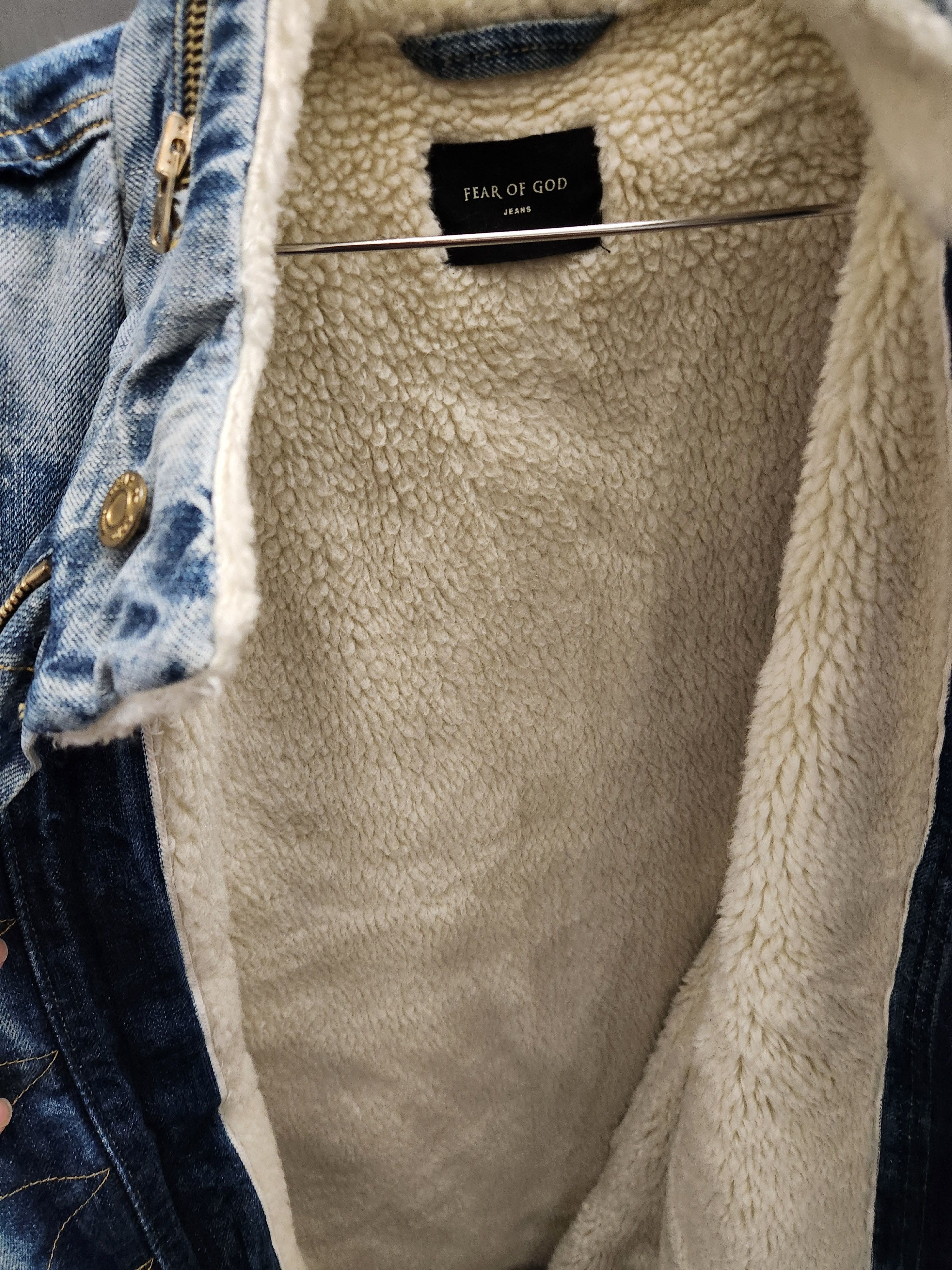 Fear of God Denim shearling Coat Size US M / EU 48-50 / 2 - 3 Thumbnail