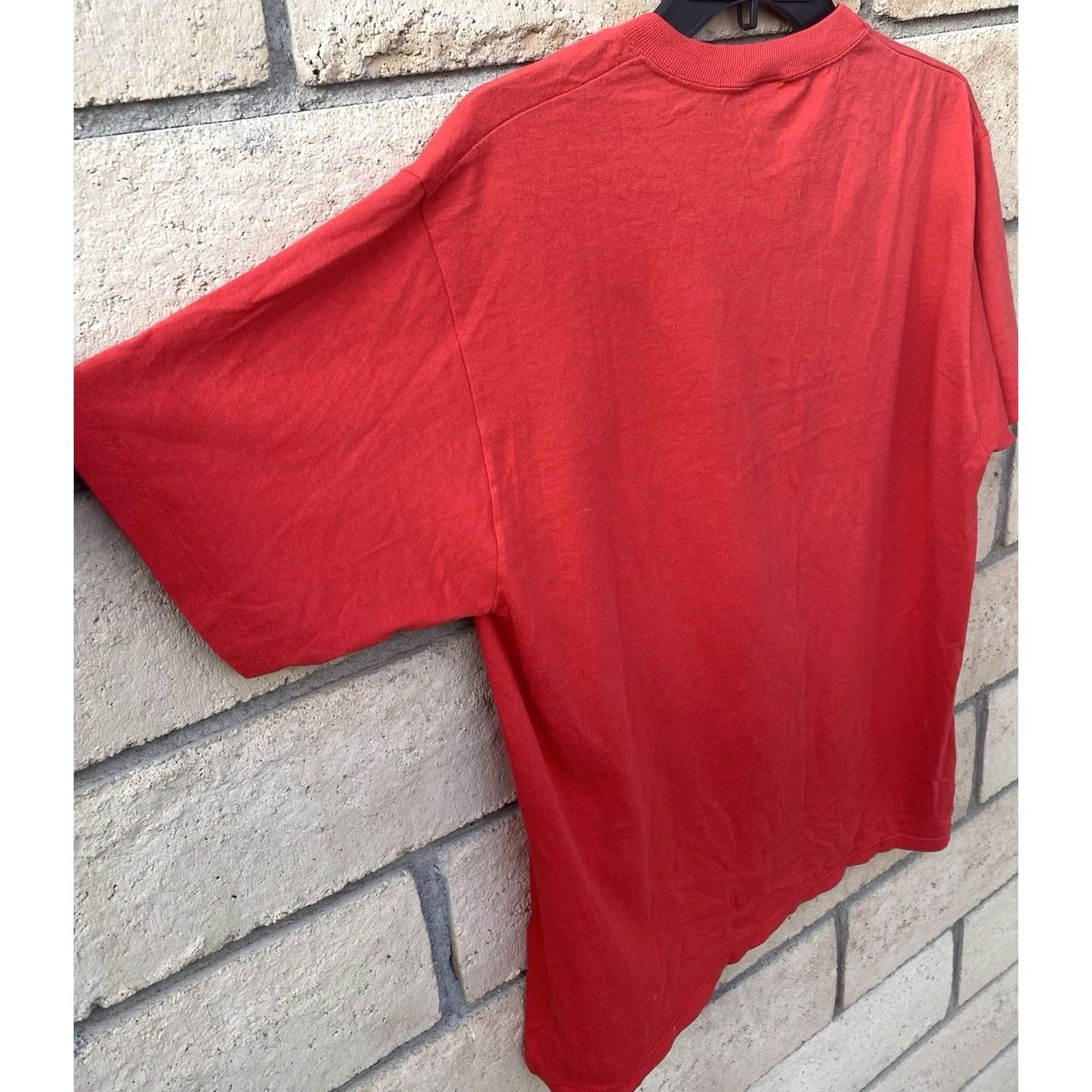 Jerzees VINTAGE Hog Wild Razorbacks Graphic Tee T-Shirt Single Stitch Sleeves Sz XL Red Size US XL / EU 56 / 4 - 5 Thumbnail