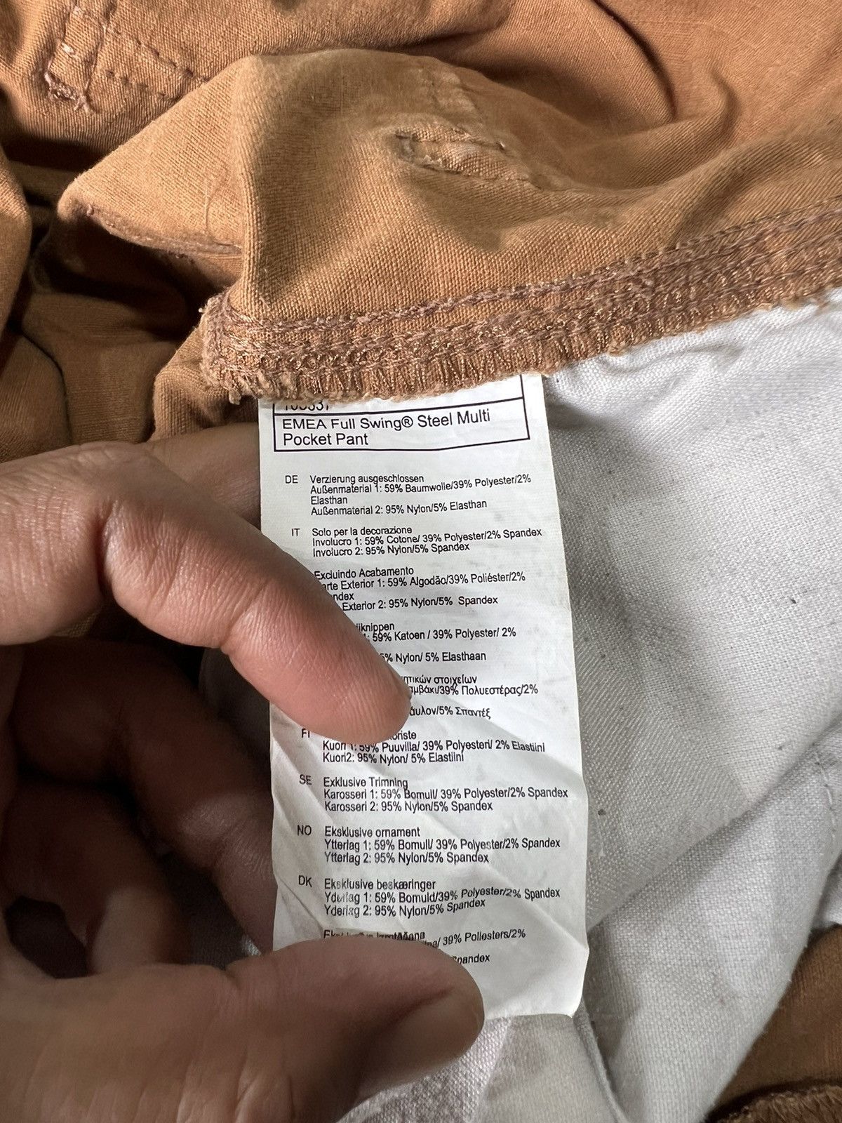 Carhartt 🔥Crazy Rare Carhartt Ripstop Multipockets Double Knee Size US 35 - 24 Thumbnail