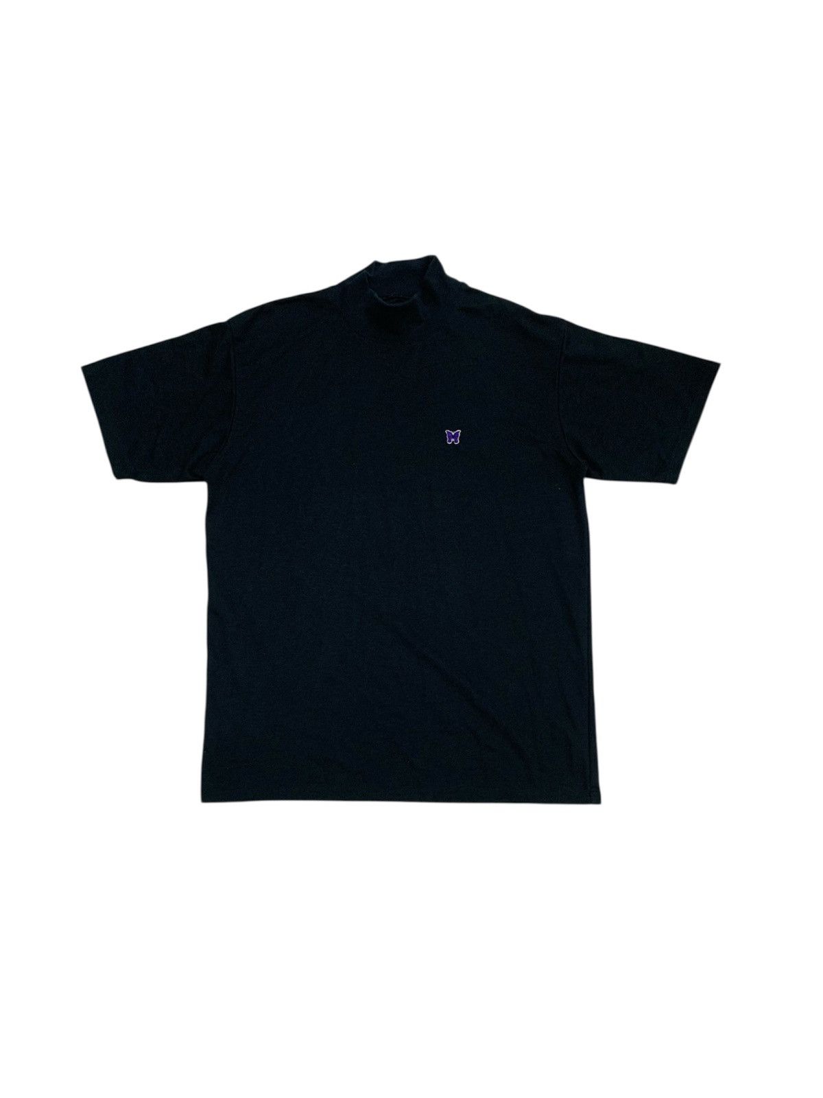 Needles Needles Mock Neck T-shirt poly jersey black Size US M / EU 48-50 / 2 - 6 Thumbnail