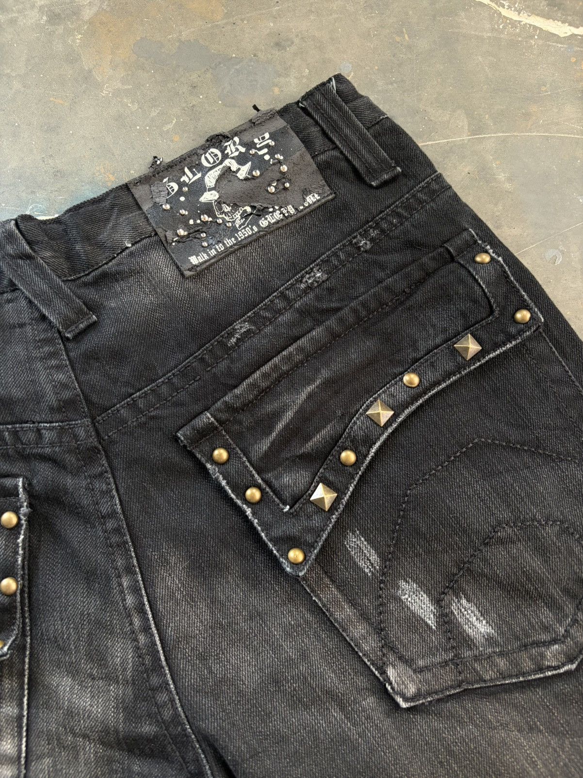 Tornado Mart 2000s glory - studded clawmark pants Size US 32 / EU 48 - 8 Thumbnail