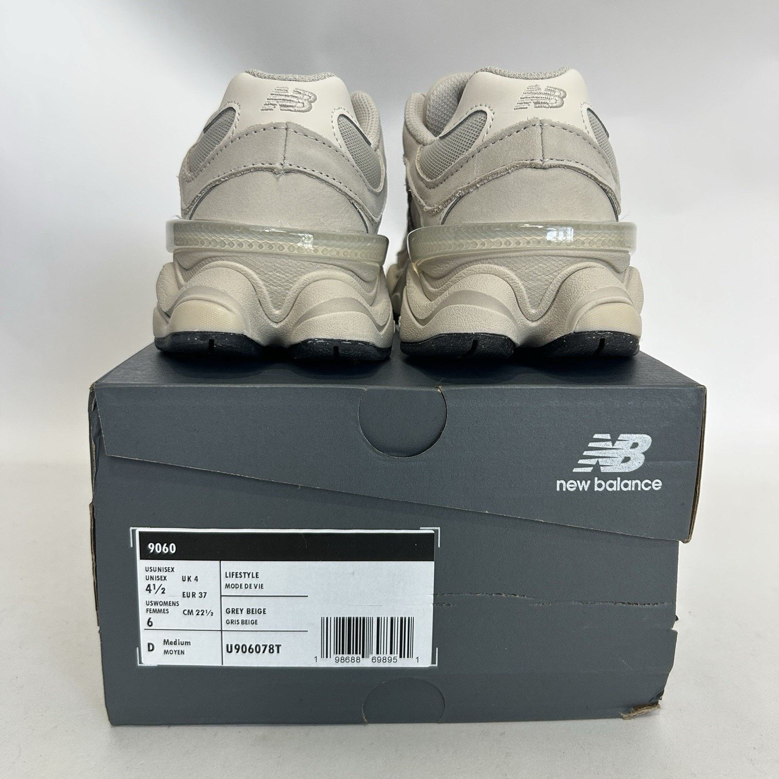 New Balance New Balance 9060 “Mono Shipyard Alabaster Beige” U906078T Size US 6 / IT 36 - 4 Thumbnail