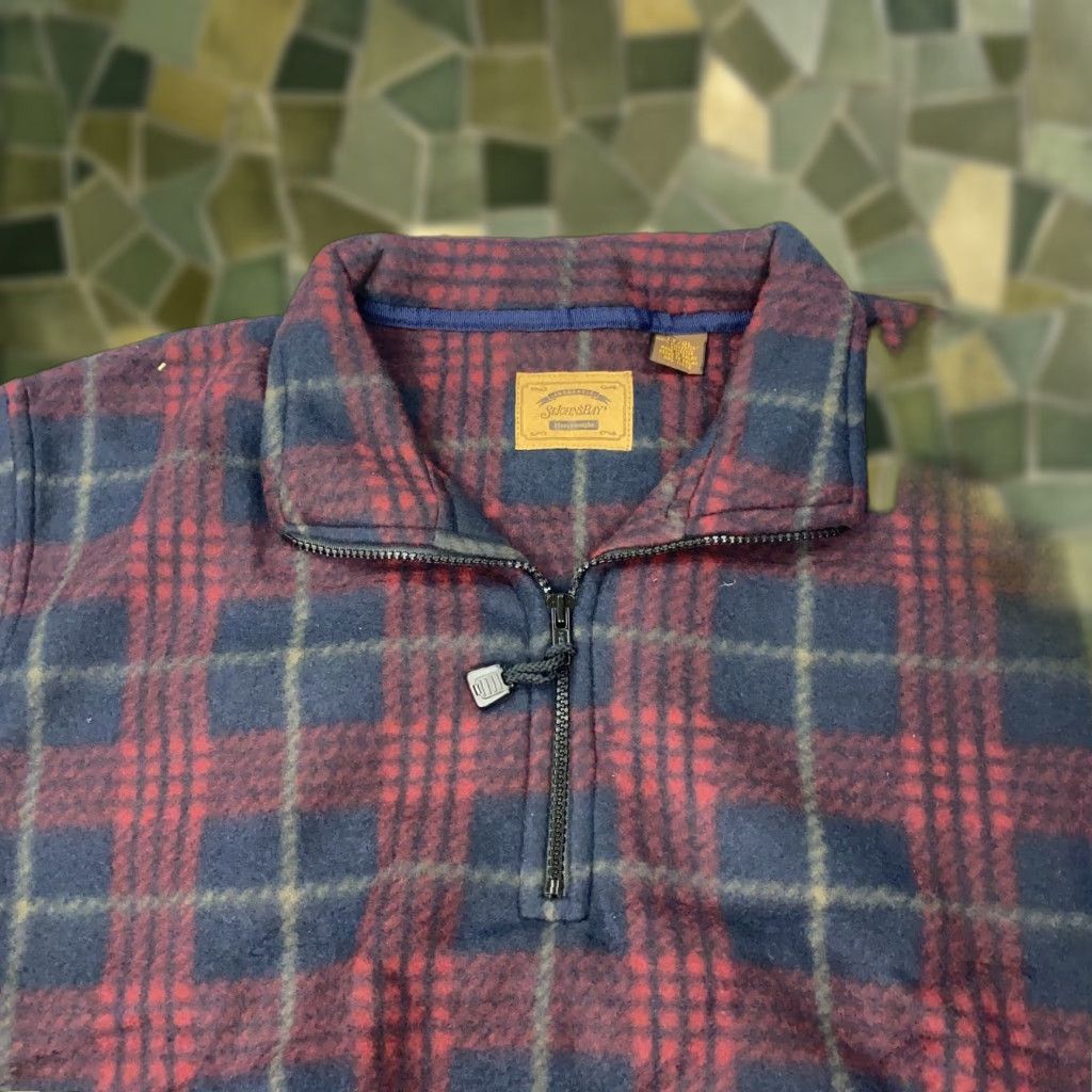 Vintage VINTAGE St Johns Bay Pullover Mens Large Red Plaid Heavyweight Fleece 1/4 Zip Outdoors Shirt Mens Large Red Plaid Heavyweight Fleece Outdoors Size US L / EU 52-54 / 3 - 1 Thumbnail