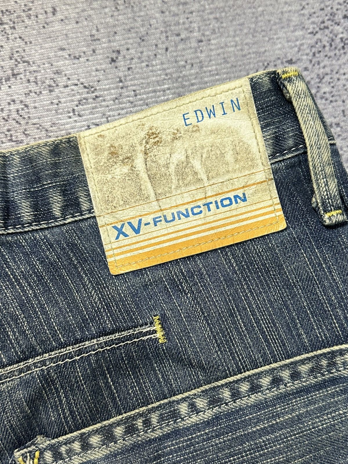 Kapital 2000s Edwin XV Function Curve Leg Mud Washed Jeans Size US 30 / EU 46 - 15 Thumbnail